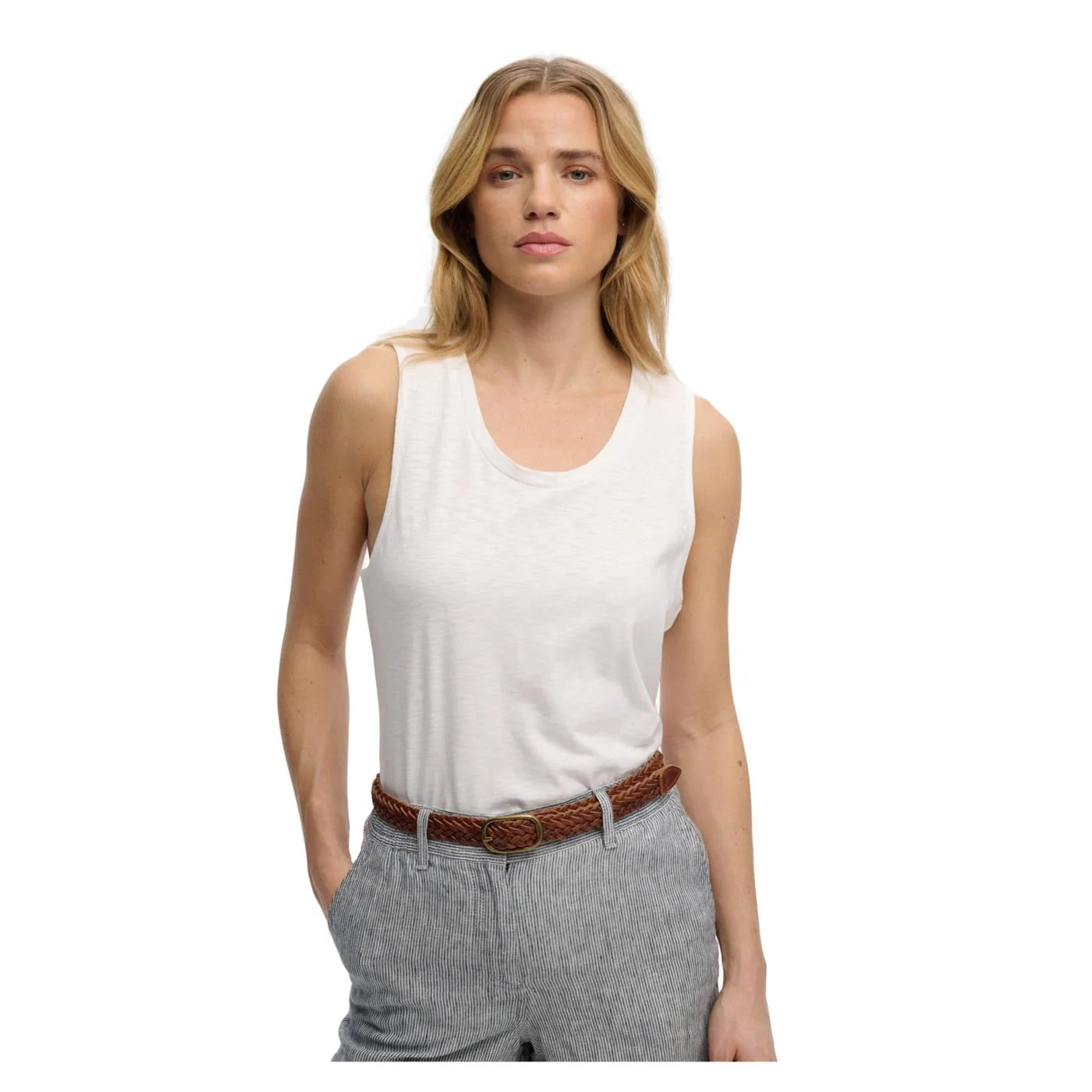 SUPERDRY SCOOP NECK TANK — Animasportiva