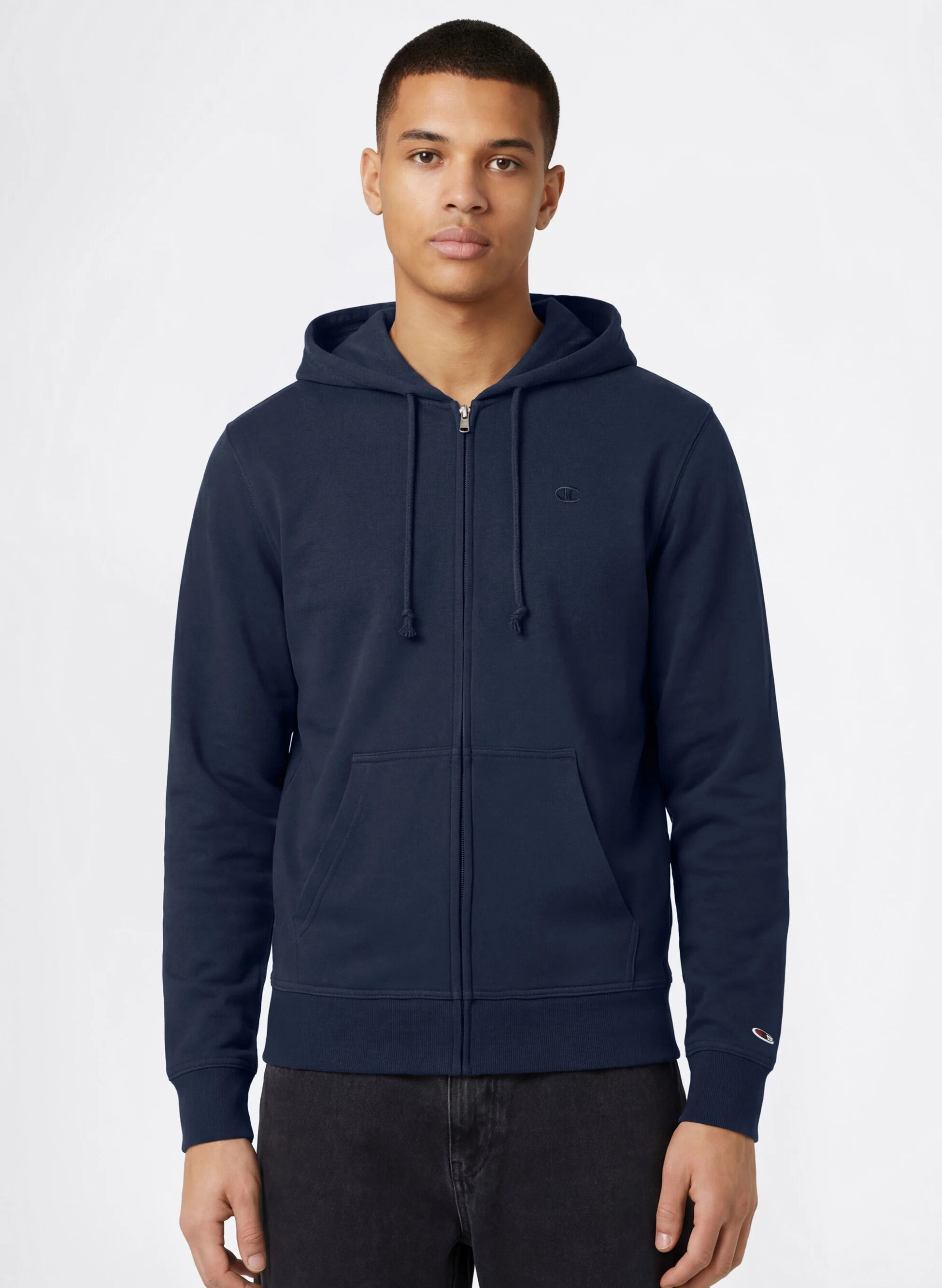 FELPA FULL ZIP ICONS TONAL MICRO LOGO