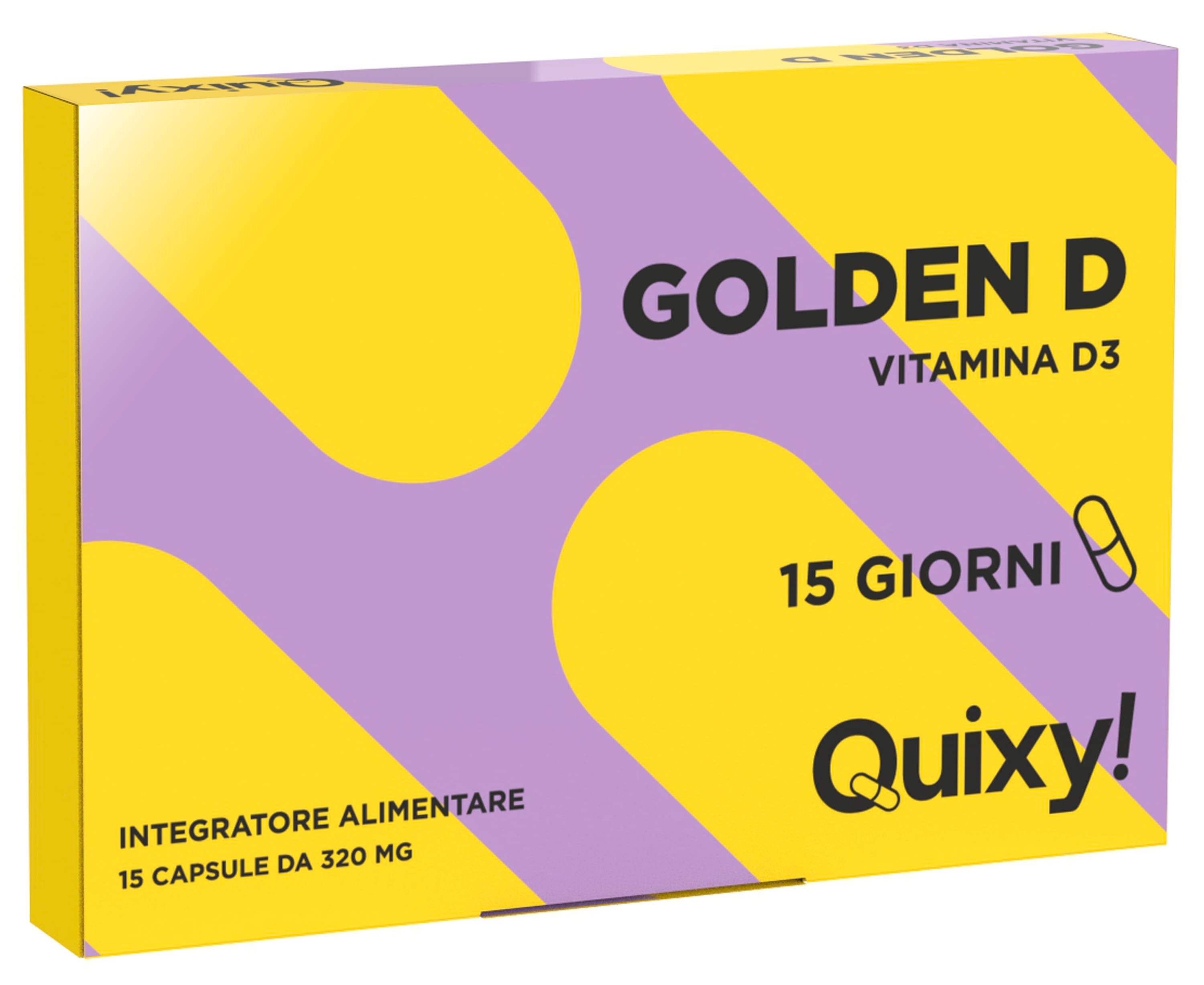 EC QUIXY GOLDEN D- VIT D 15CPS