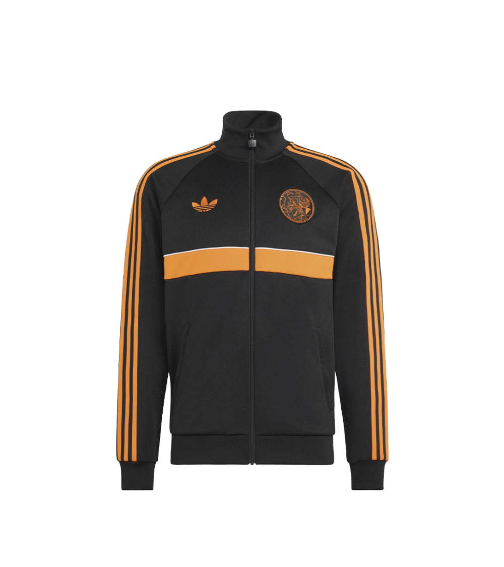ZIPPED SWEATSHIRT ADIDAS AJAX OG2 BLACK MEN