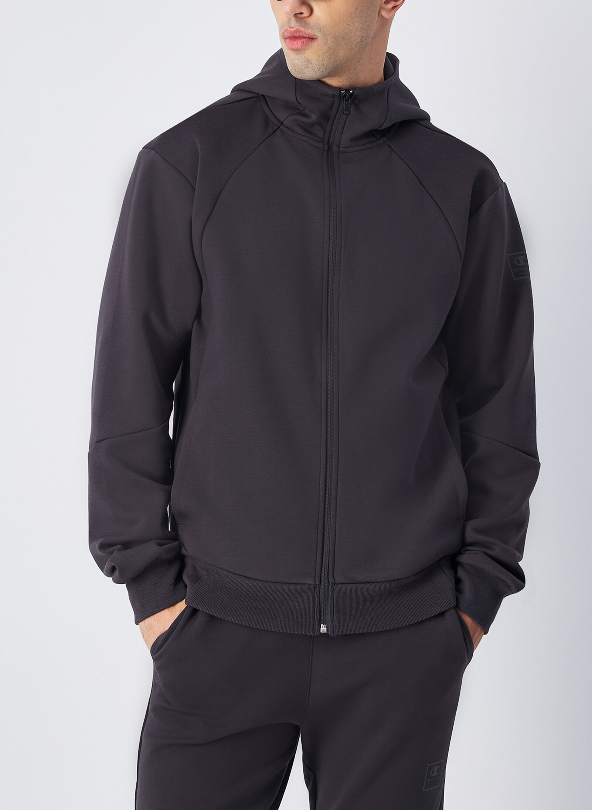 FELPA FULL ZIP CON LOGO
