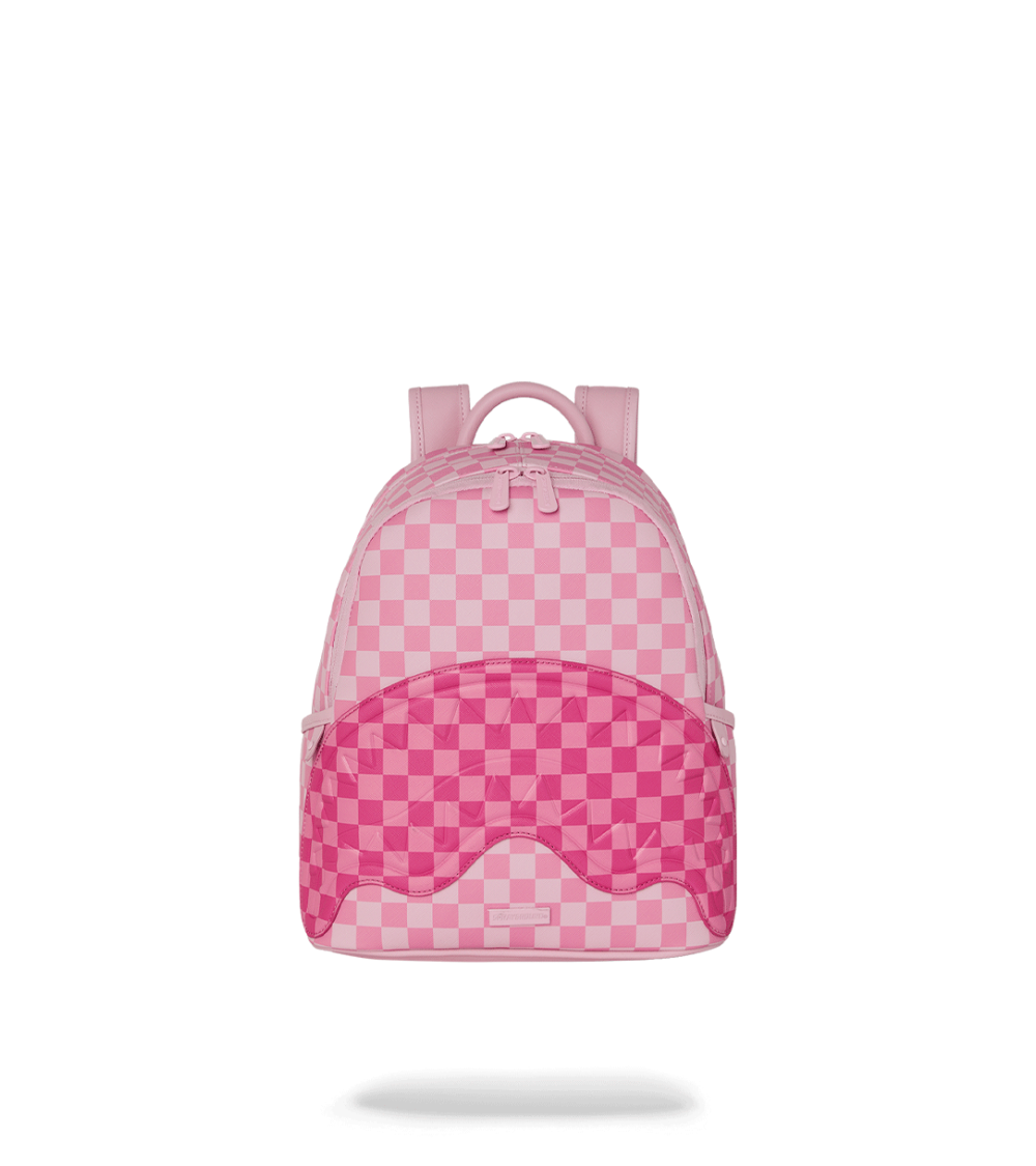 BACKPACK SPRAYGROUND PINK SHARKS IN PARIS PATCH SAVAGE PINK WOMEN