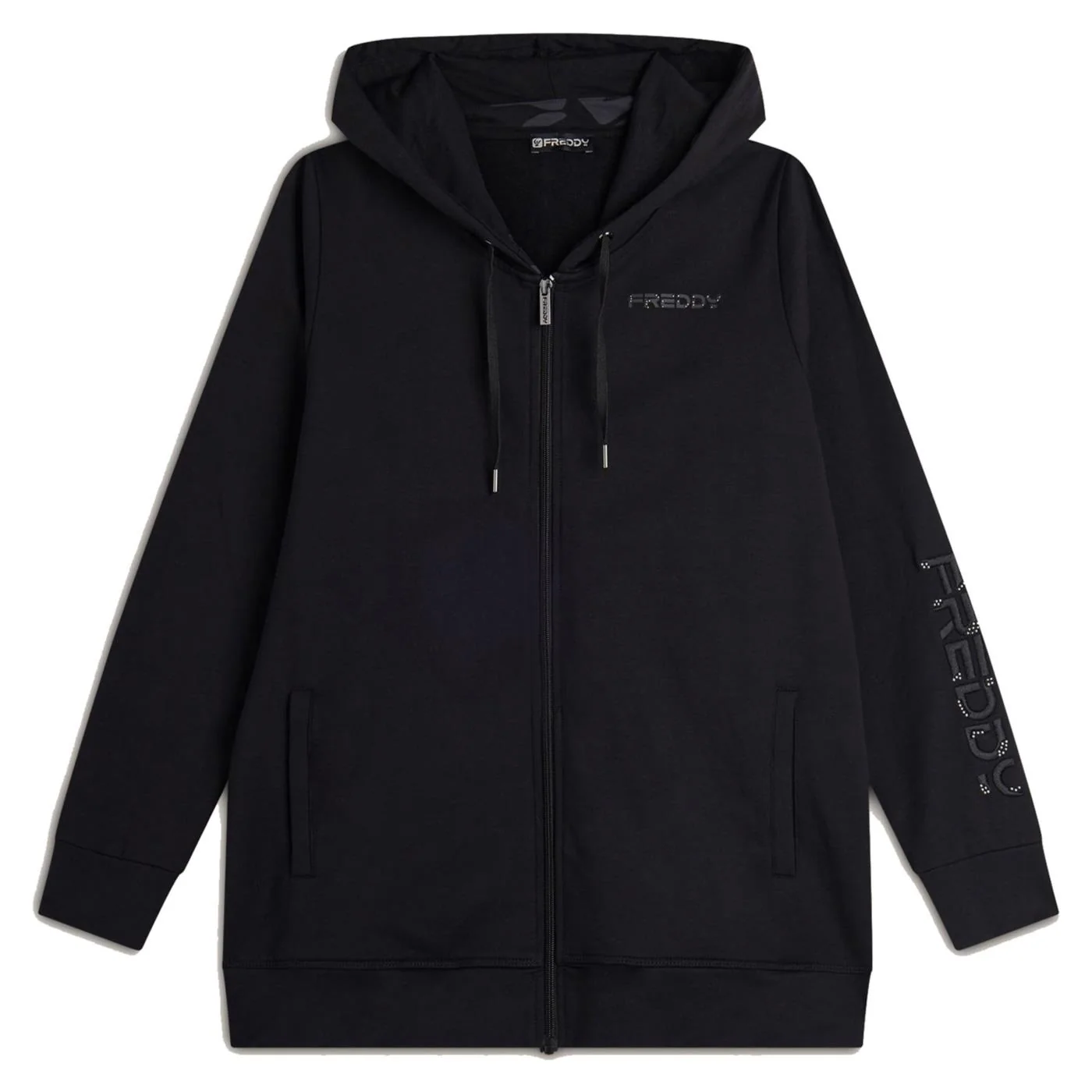 FREDDY FELPA CAPPUCCIO FULL ZIP — Animasportiva