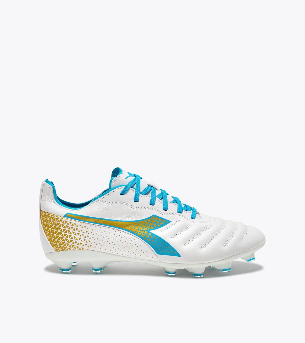 DIADORA BRASIL ELITE GR LT W LP12 BIANCO/AZZURRO CIANO/ORO DA DONNA