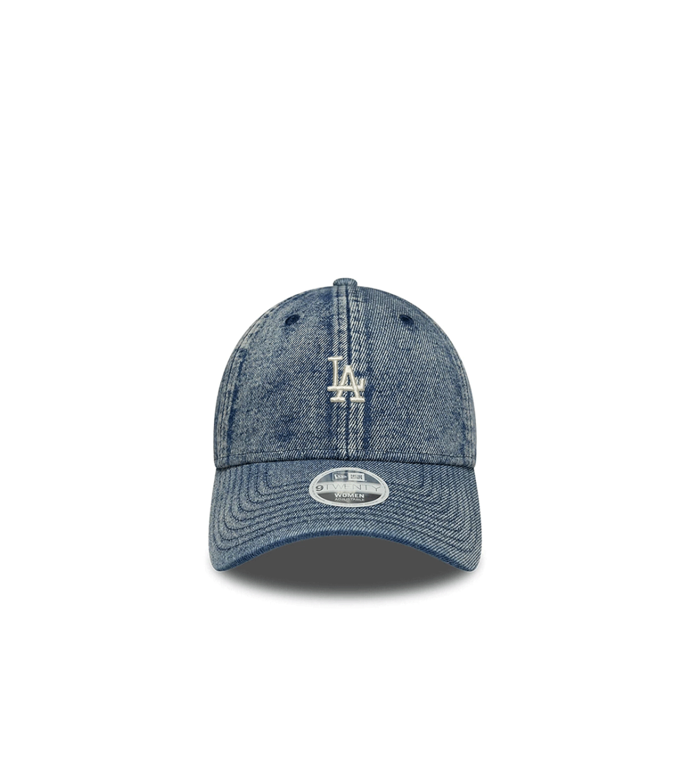 CAPPELLO NEW ERA 9TWENTY LA DODGERS DENIM BLU DONNA