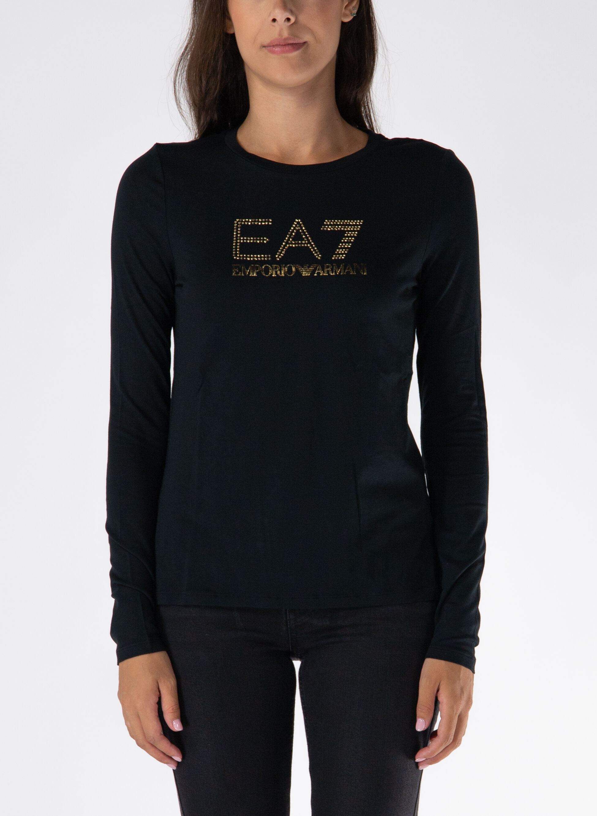 T-SHIRT LOGO STRASS