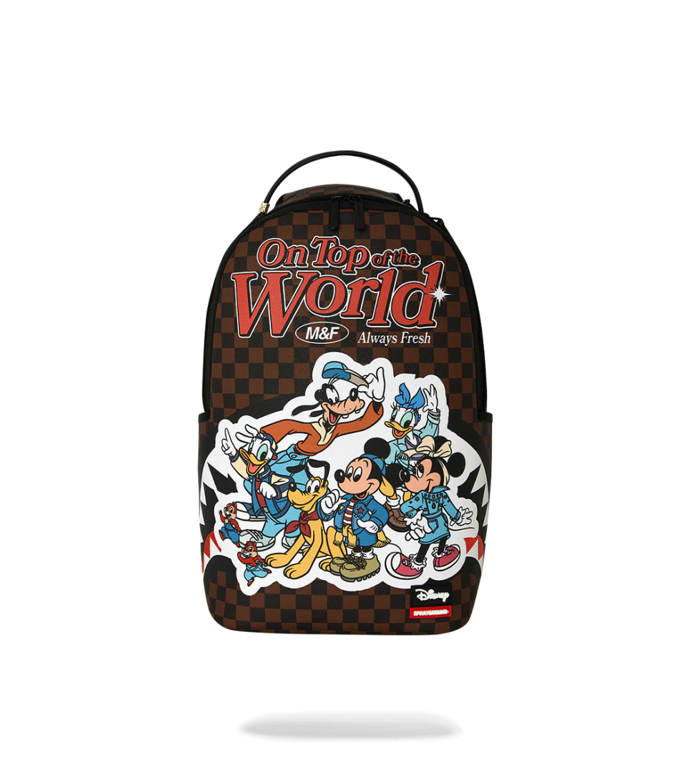 BACKPACK SPRAYGROUND DISNEY MICKEY & FRIENDS BROWN UNISEX