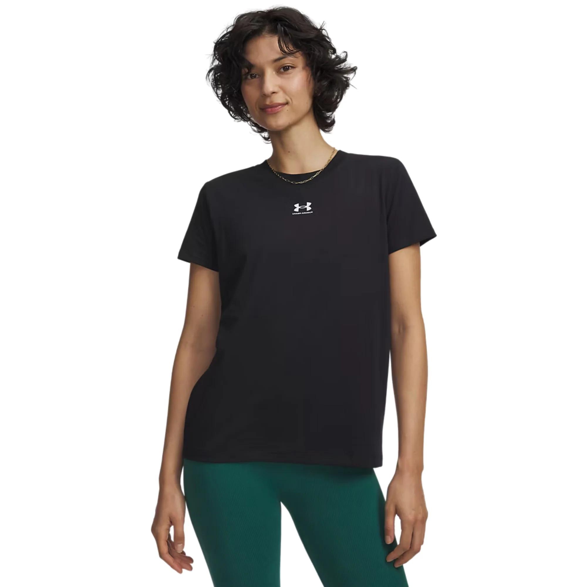UNDER ARMOUR RIVAL CORE SS TEE WOMAN