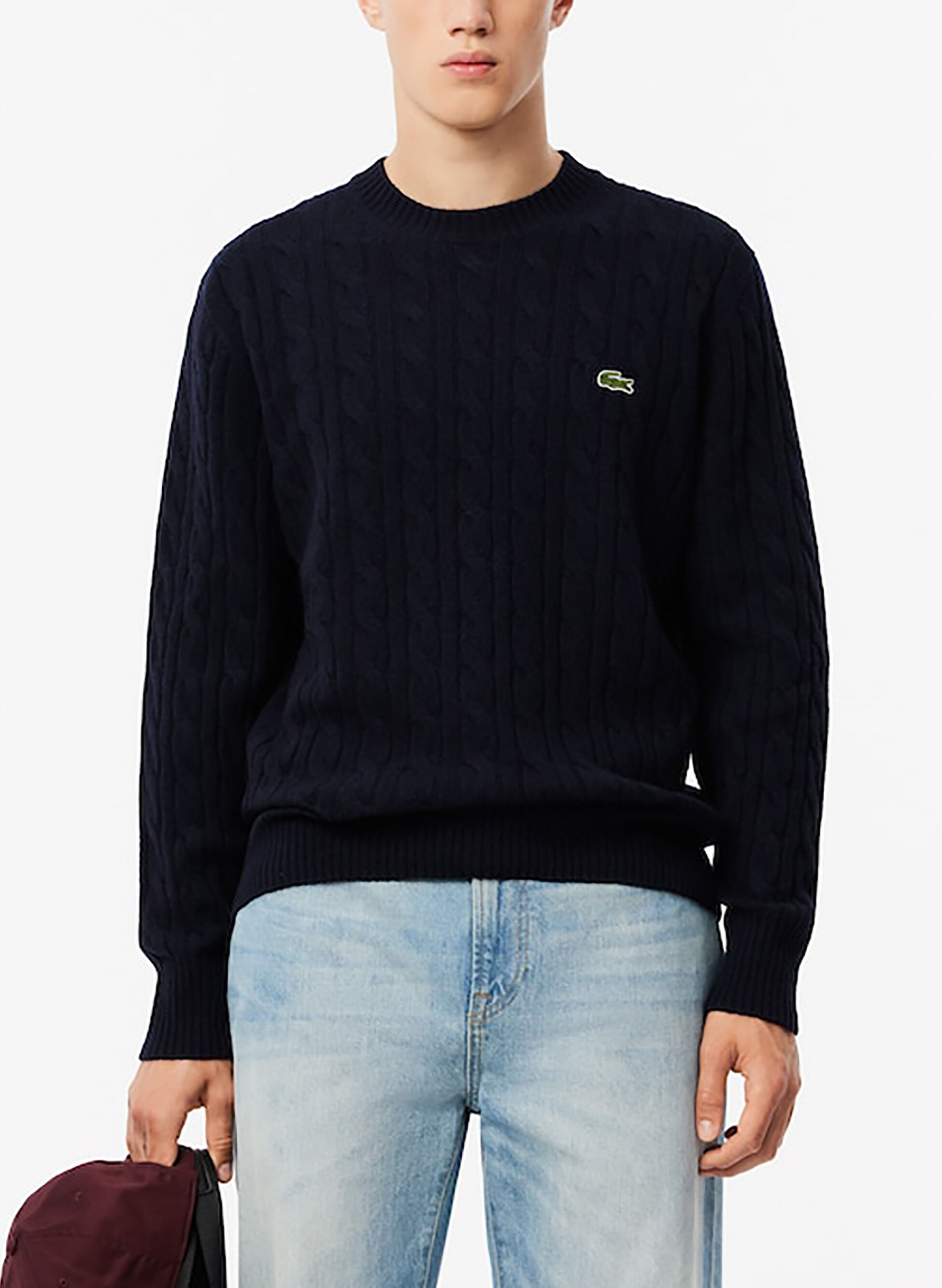 MAGLIONE CON TRECCE
