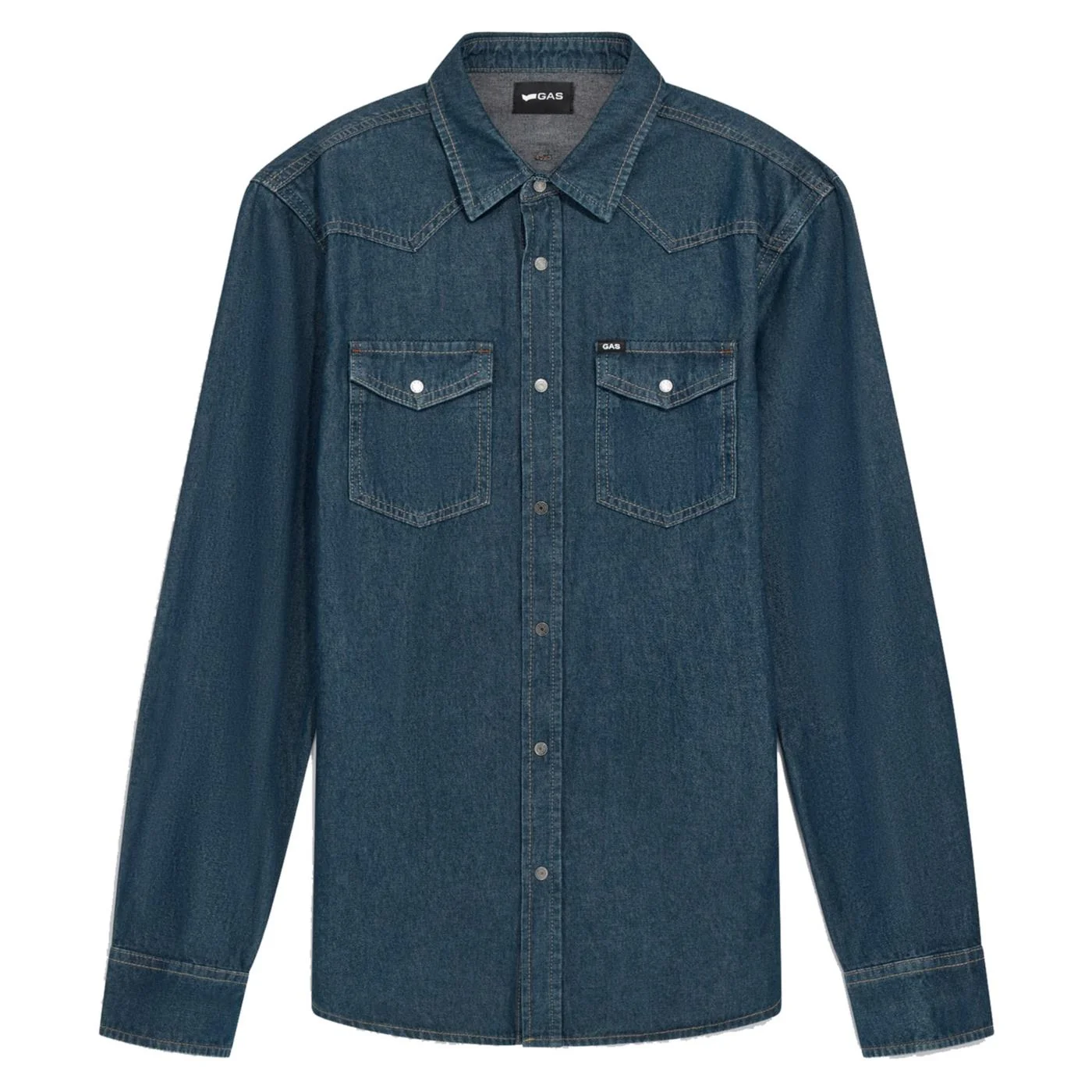 GAS CAMICIA KANT ML NEW DENIM