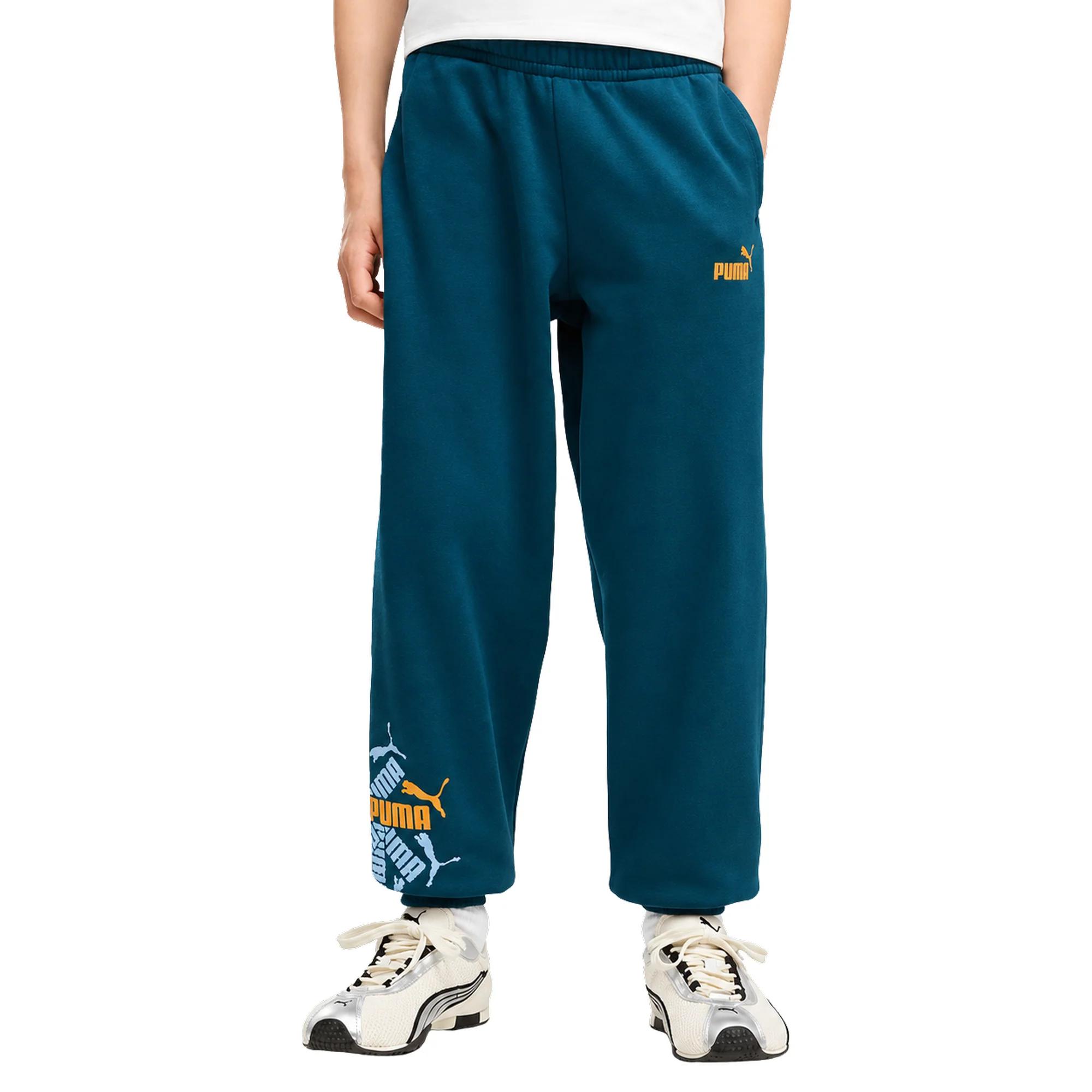 PUMA LOGO LAB SWEATPANTS JR — Animasportiva