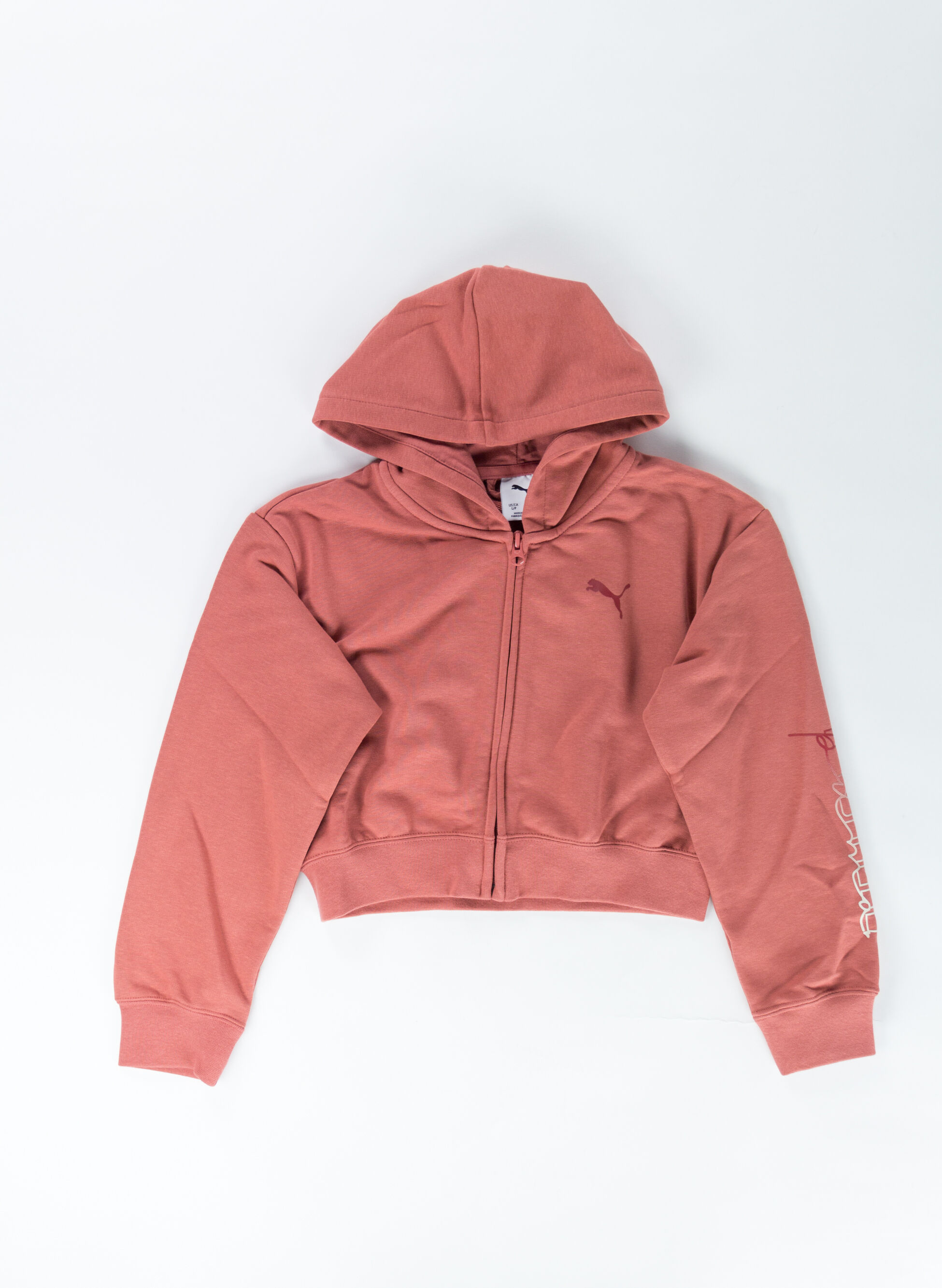 FELPA FULL ZIP CROP RAGAZZA