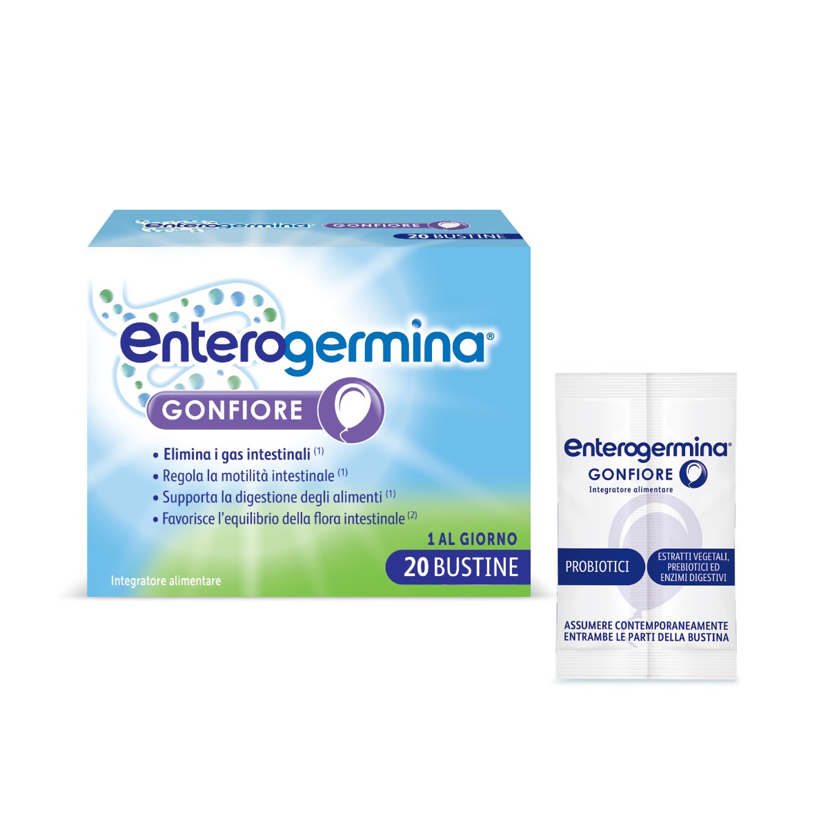 ENTEROGERMINA GONFIORE 20 BUSTINE