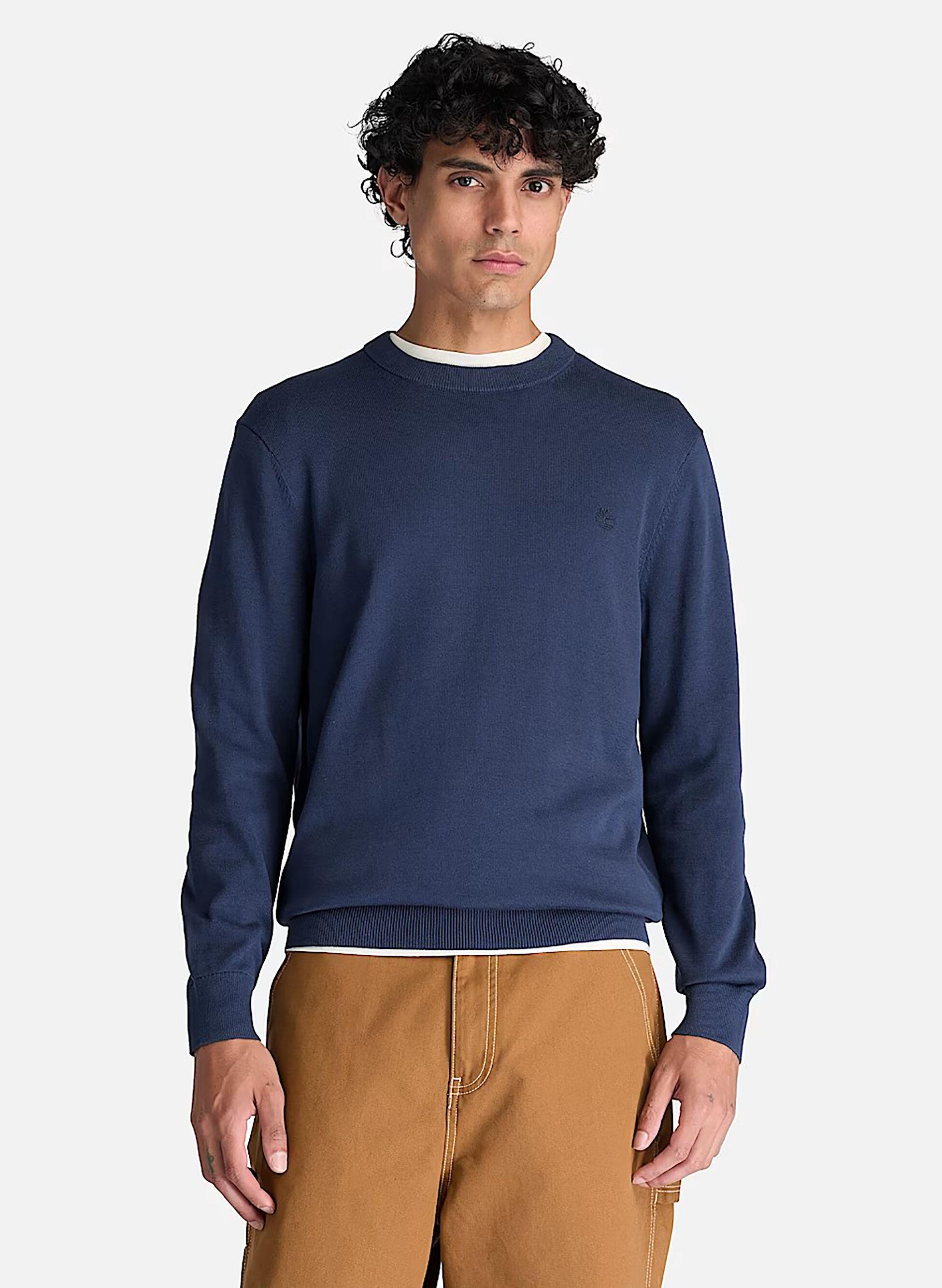 MAGLIONE GIROCOLLO IN COTONE