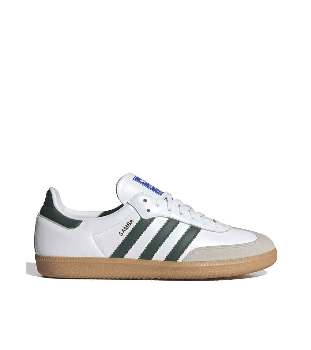 SCARPE ADIDAS SAMBA OG BIANCO VERDE UNISEX