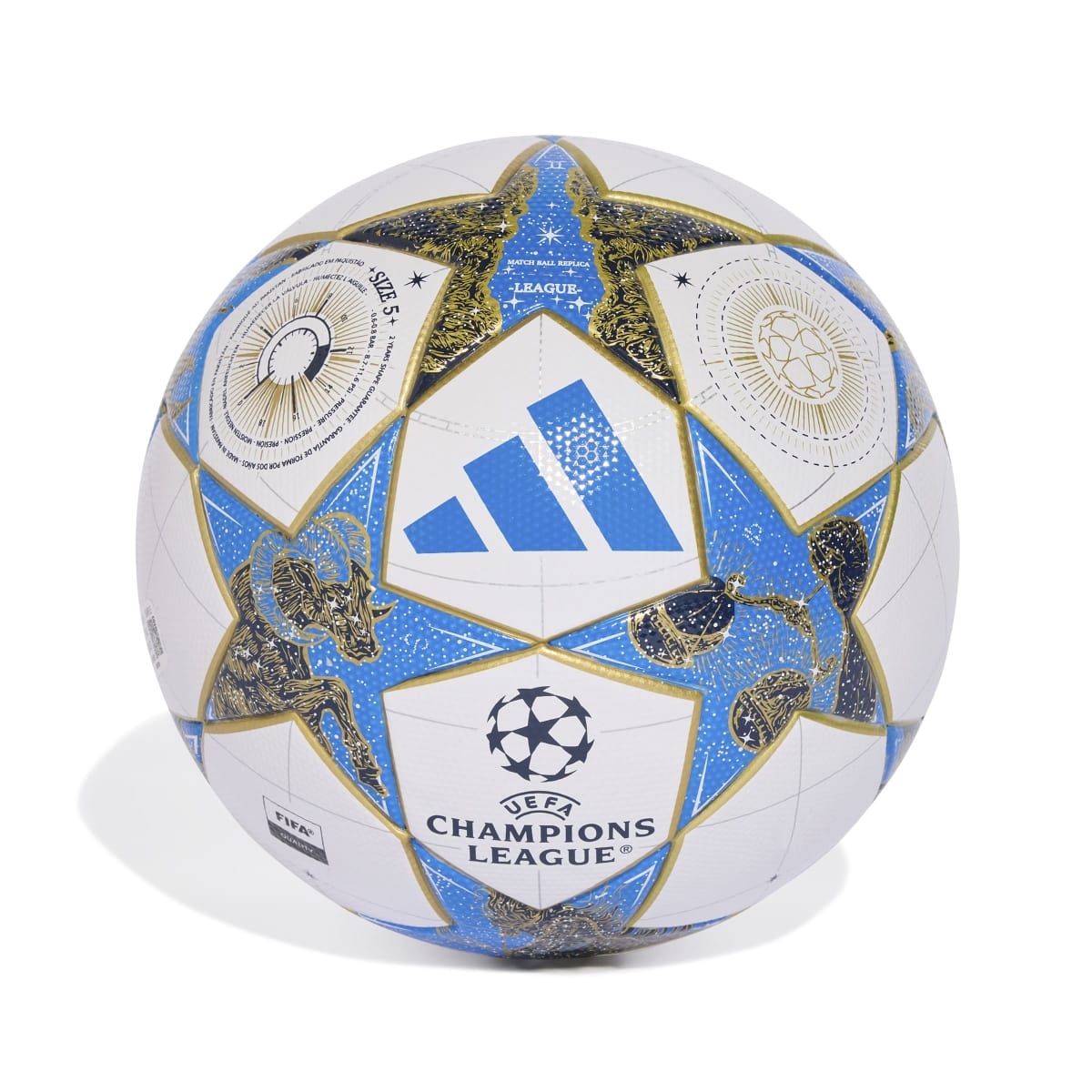 ADIDAS PALLONE LEAGUE STAGE UCL LGE WHITE/DKBLUE/PANTON
