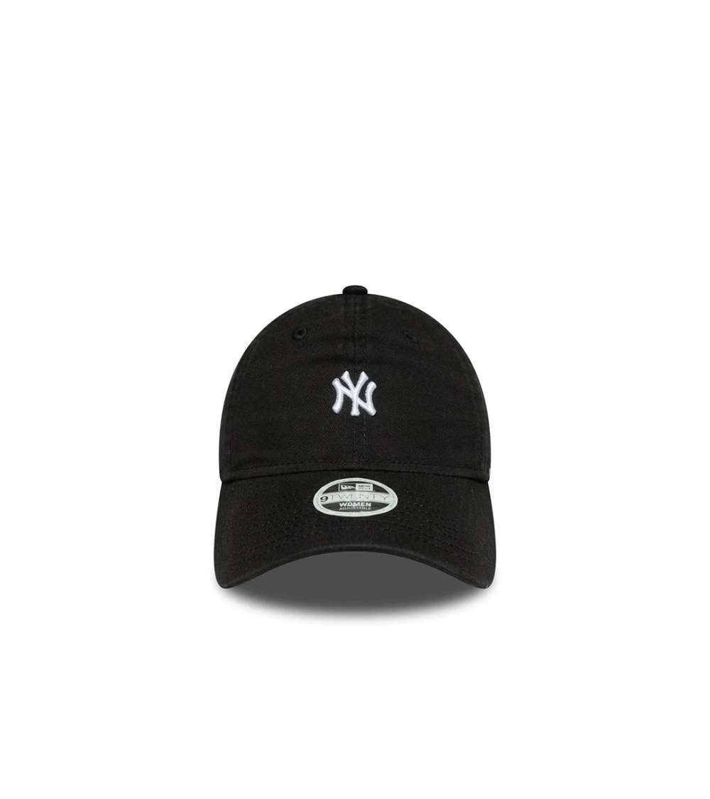 CAPPELLO NEW ERA 9TWENTY MLB MINI WASHED NY YANKEES NERO DONNA