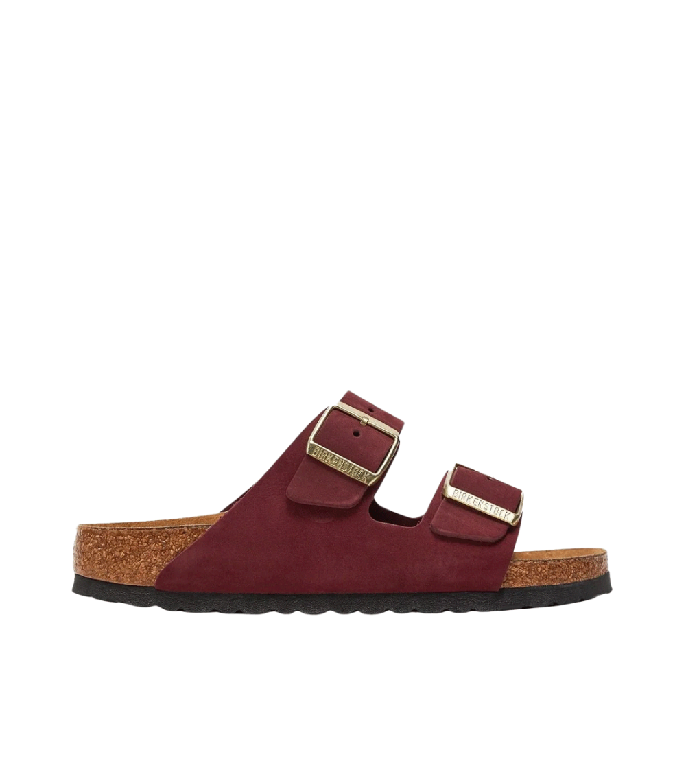 SANDALS BIRKENSTOCK ARIZONA ZINFADEL RED WOMEN