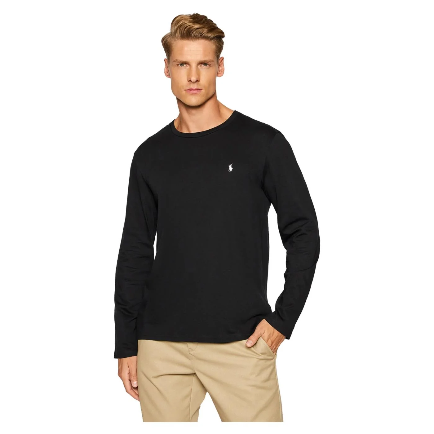 RALPH LAUREN T-SHIRT LS SMALL LOGO — Animasportiva