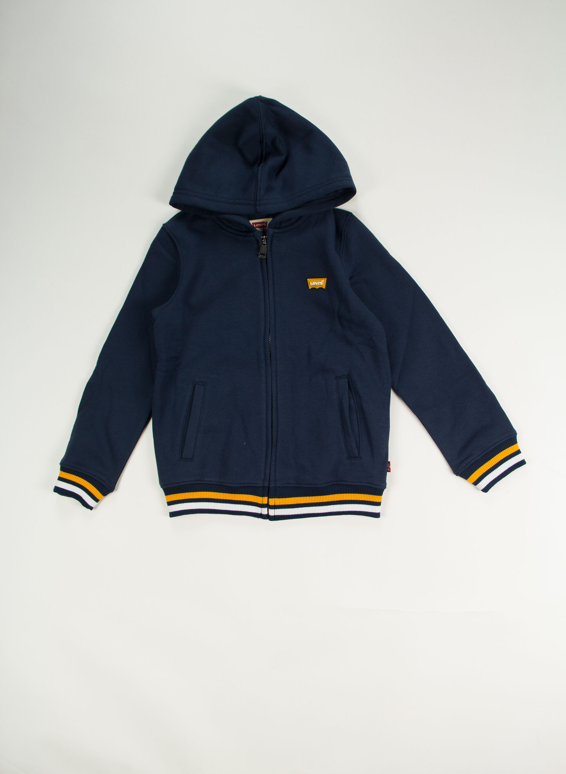 FELPA FULL ZIP CON LOGO BAMBINO