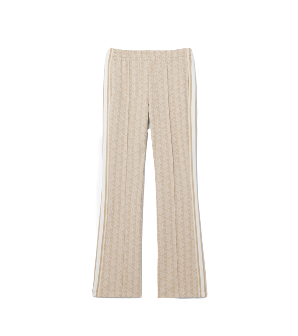 PANTALONI TUTA LACOSTE MONOGRAM BEIGE DONNA