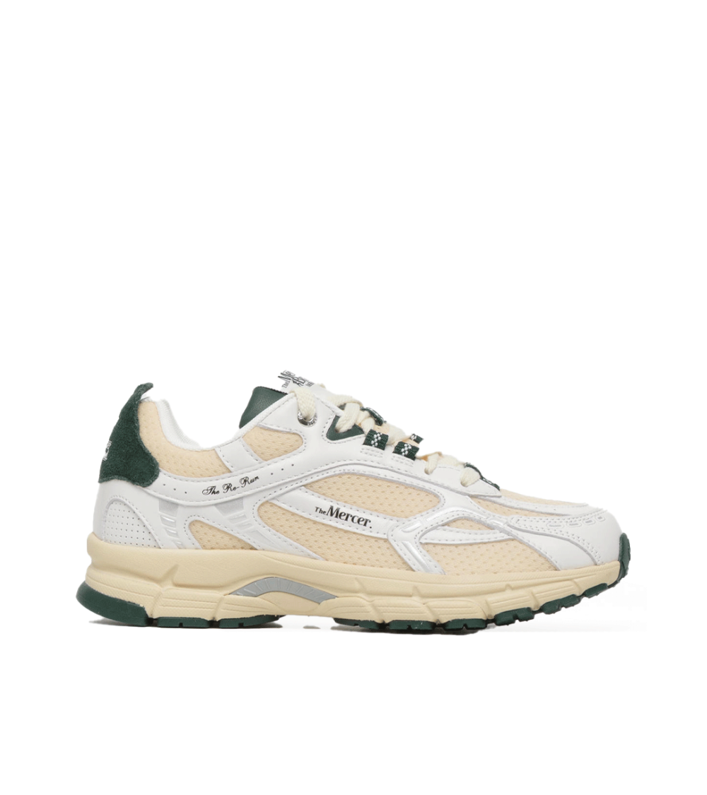 SHOES THE MERCER THE RE-RUN VINTAGE NAPPA WHITE GREEN UNISEX