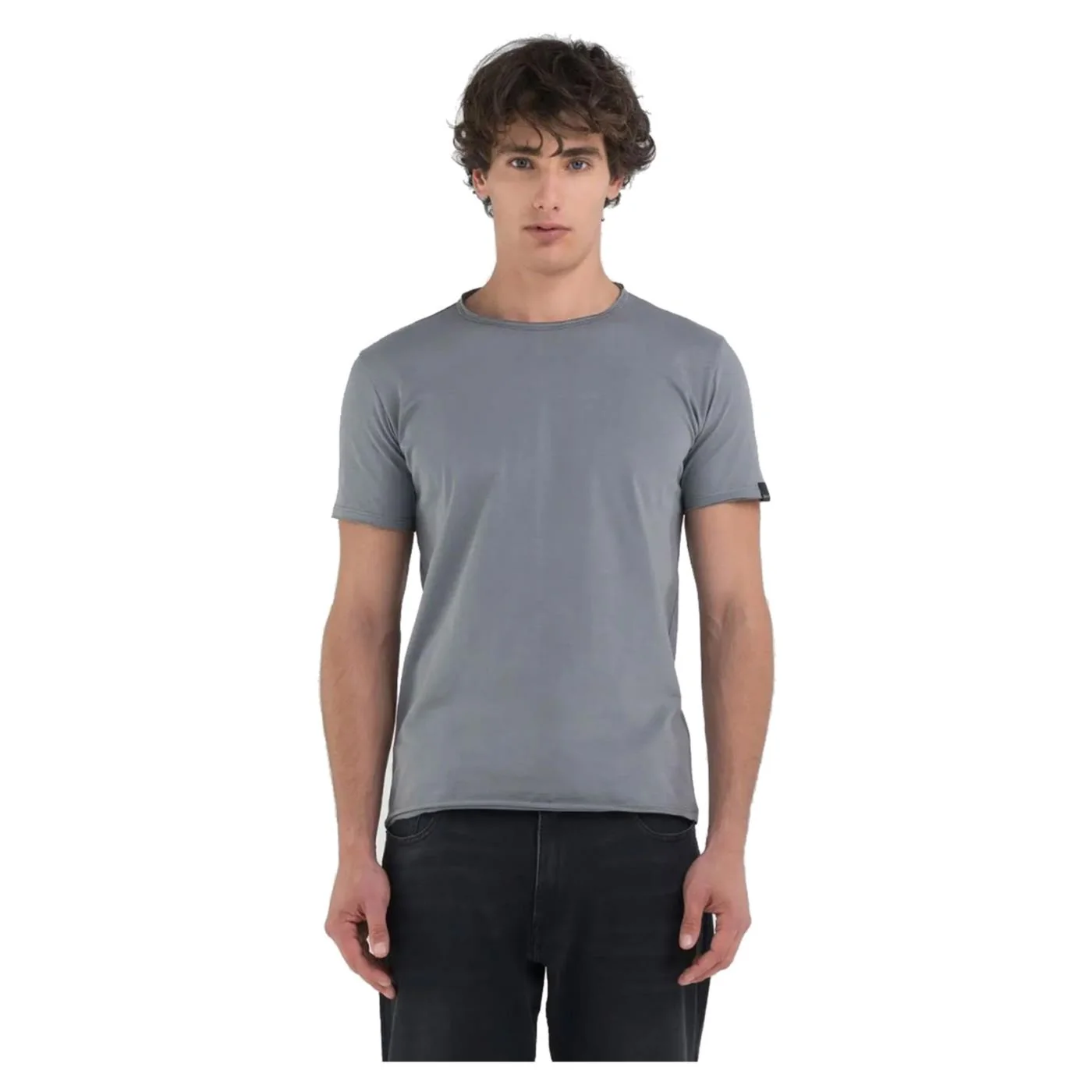 REPLAY T-SHIRT GIROCOLLO COTONE