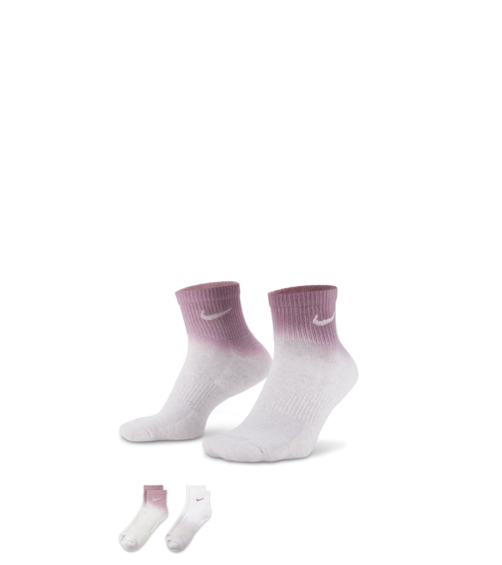 CALZE NIKE EVERYDAY PLUS CUSHIONED ROSA GRIGIO 2 PAIA UNISEX