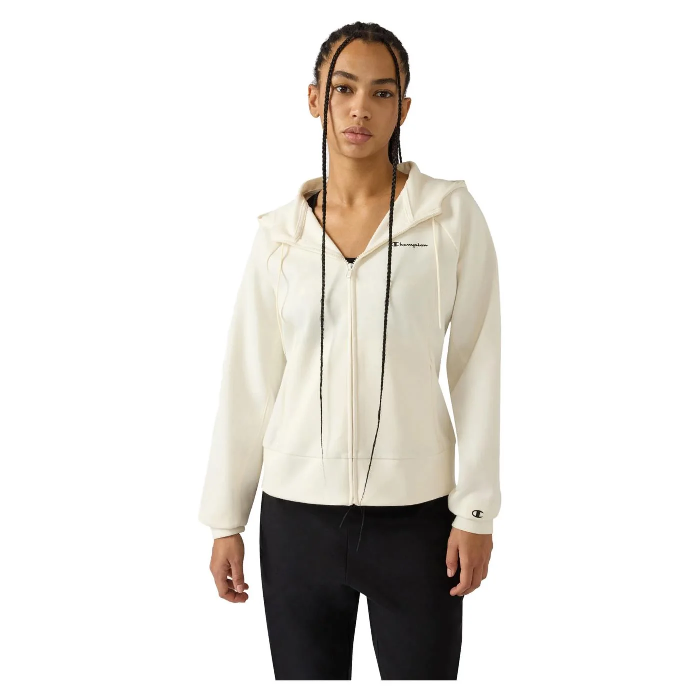 CHAMPION W FZ HOODIE SWEATSHIRT — Animasportiva