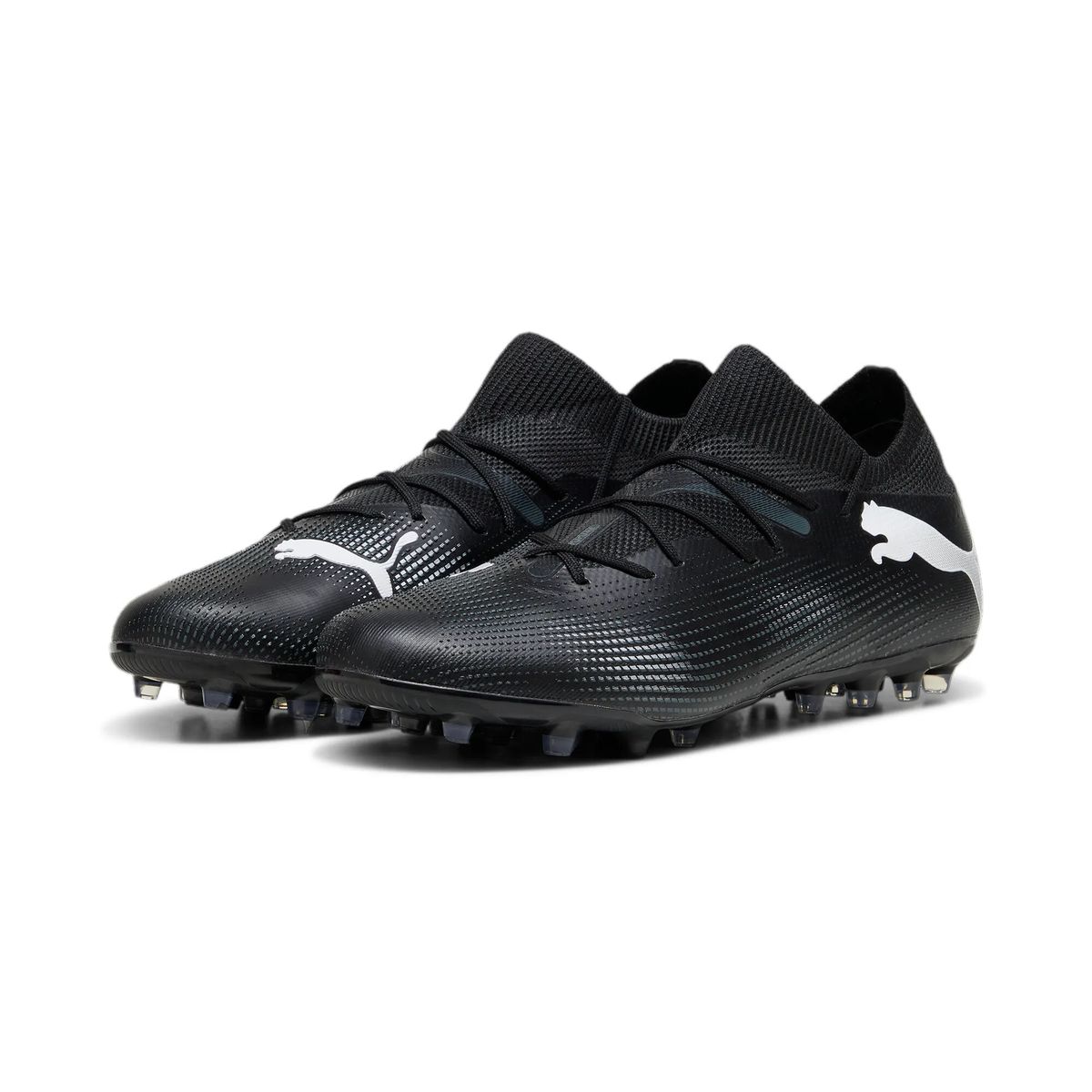 PUMA FUTURE 7 MATCH MG BLACK/WHITE DA UOMO