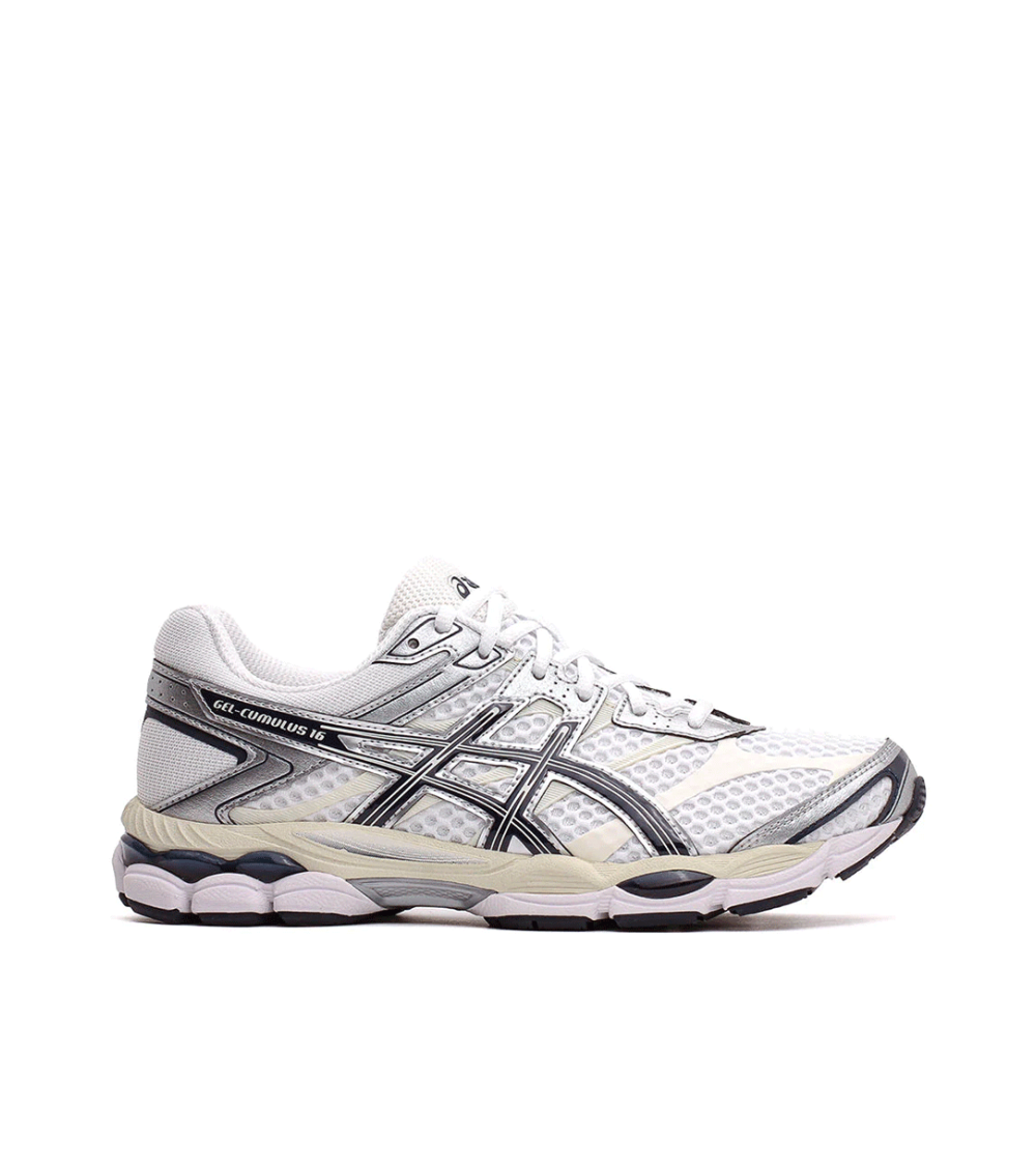 SHOES ASICS GEL-CUMULUS 16 WHITE SILVER UNISEX