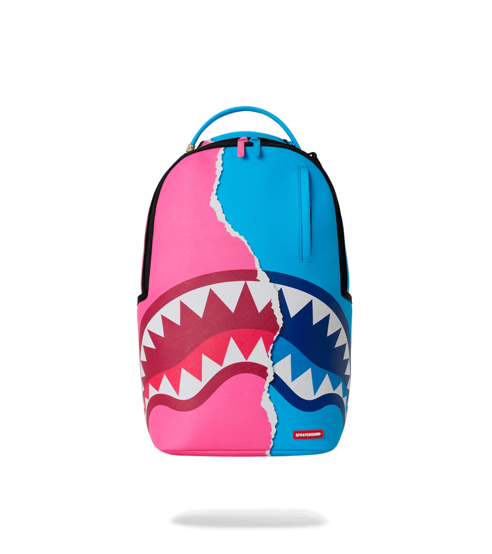 BACKPACK SPRAYGROUND SHARK CENTRAL COTTON CANDY BLUE PINK UNISEX