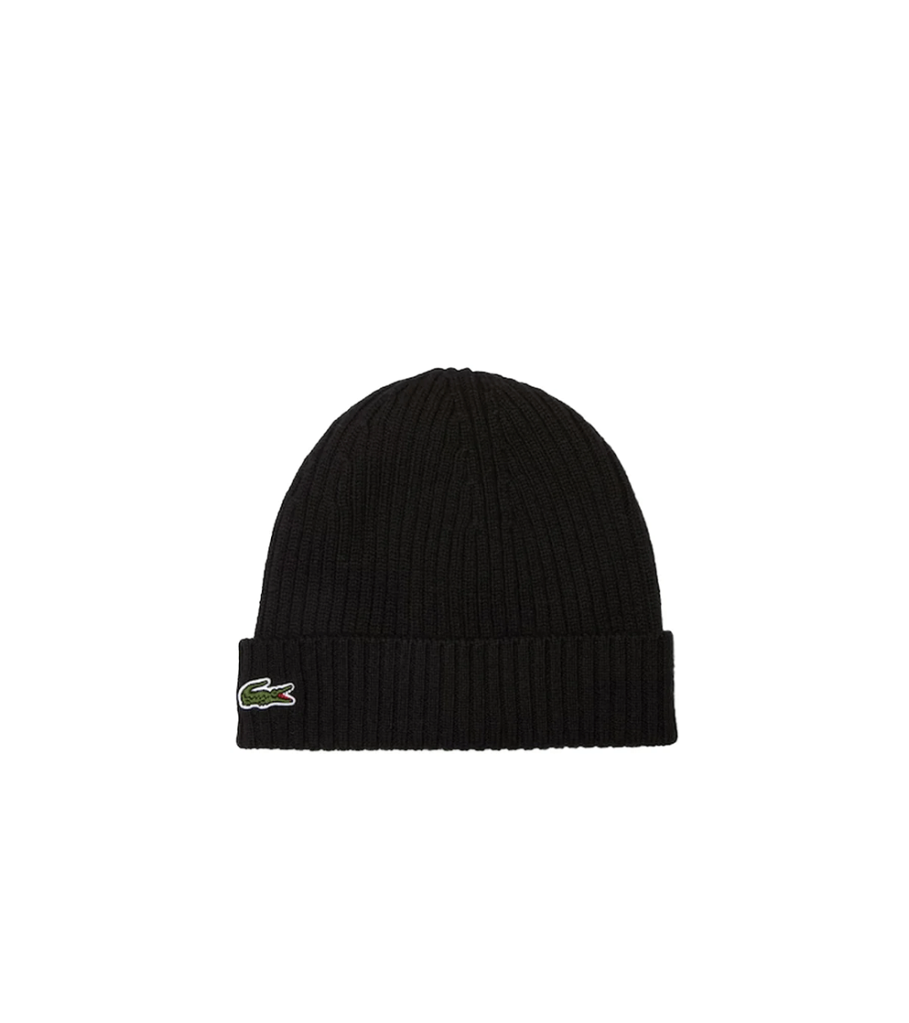 BEANIE LACOSTE BLACK UNISEX