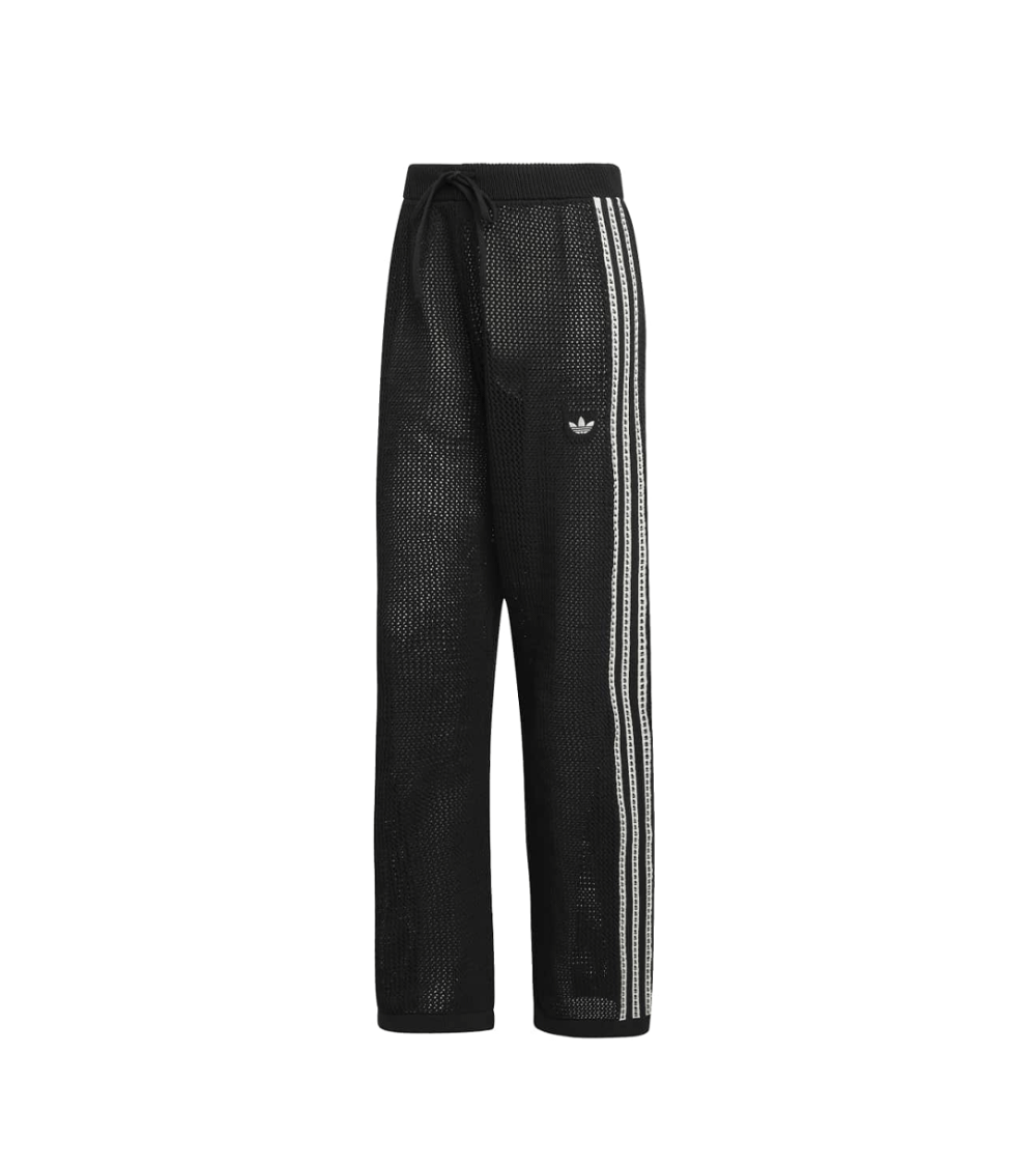 PANTALONI ADIDAS KNITTED CROCHET FIREBIRD NERO DONNA