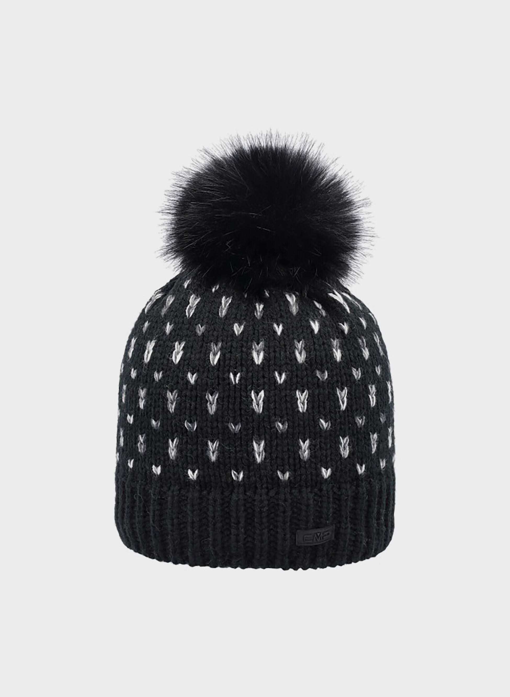 CAPPELLO IN MAGLIA CON PONPON
