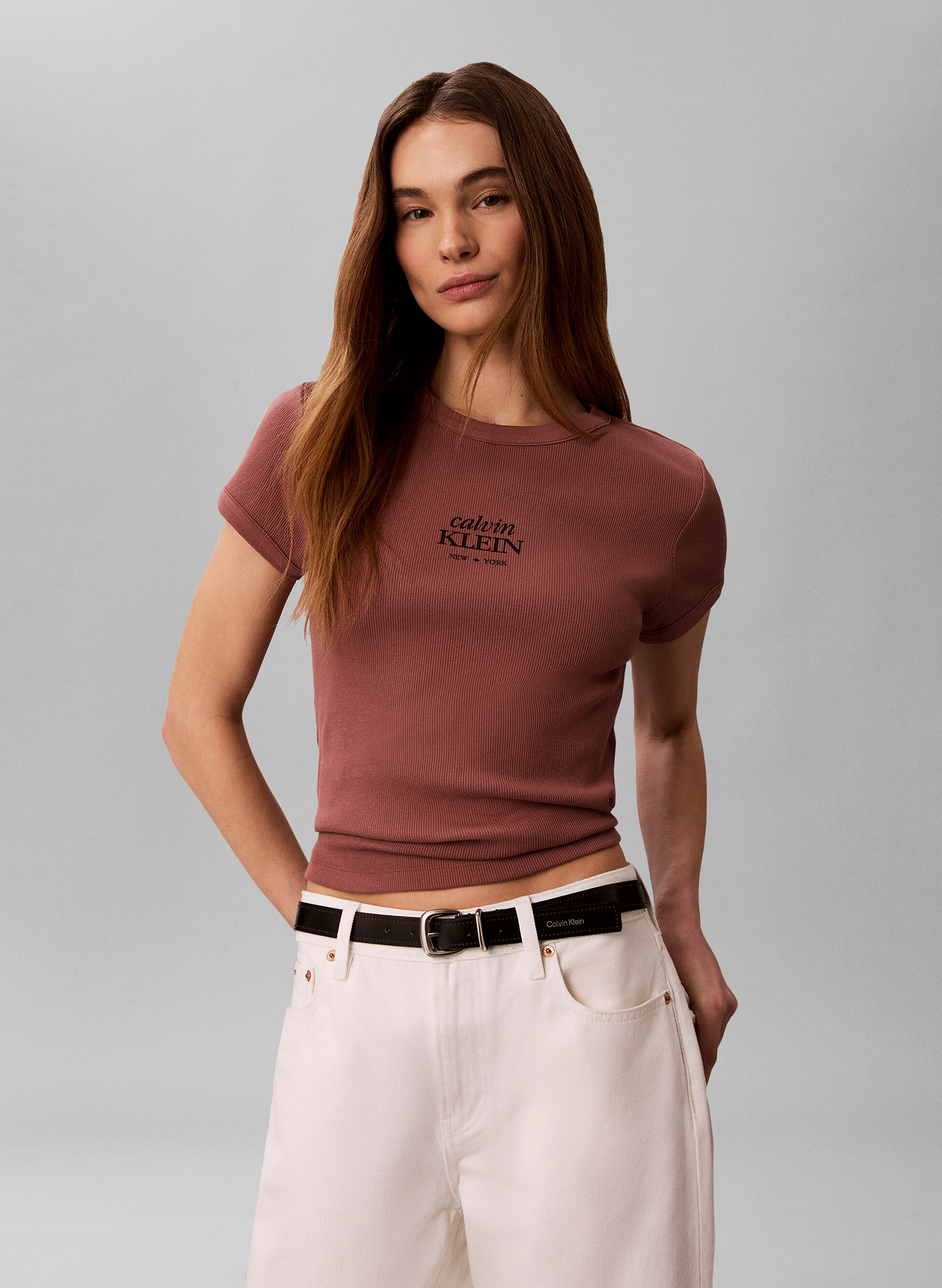 T-SHIRT CON LOGO IN COTONE A COSTINE