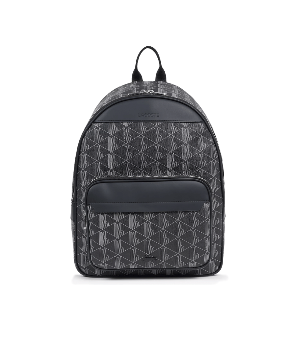 BACKPACK LACOSTE MAROQUINERIE BLACK UNISEX
