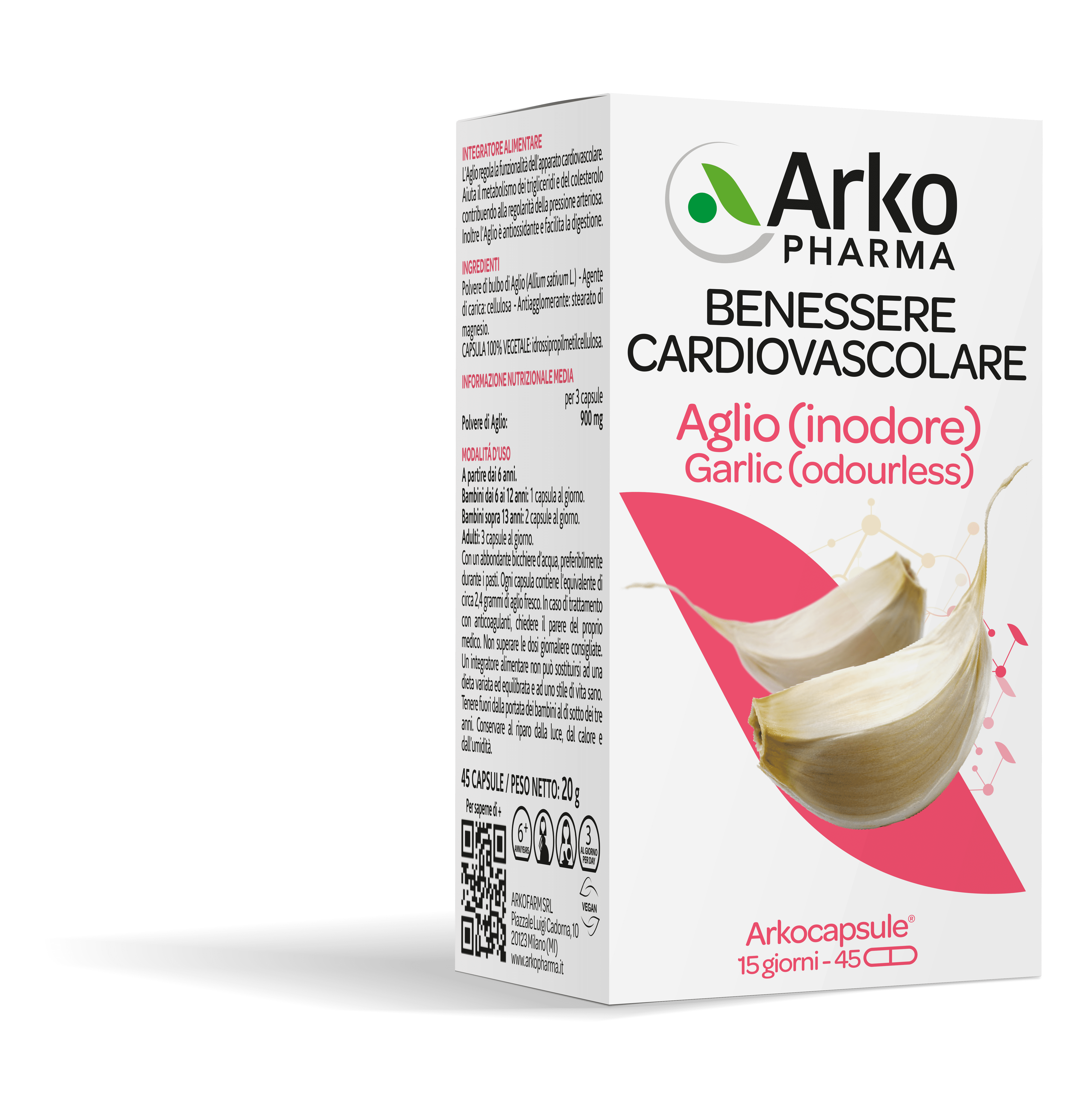 ARKOPHARMA AGLIO 45 CAPSULE
