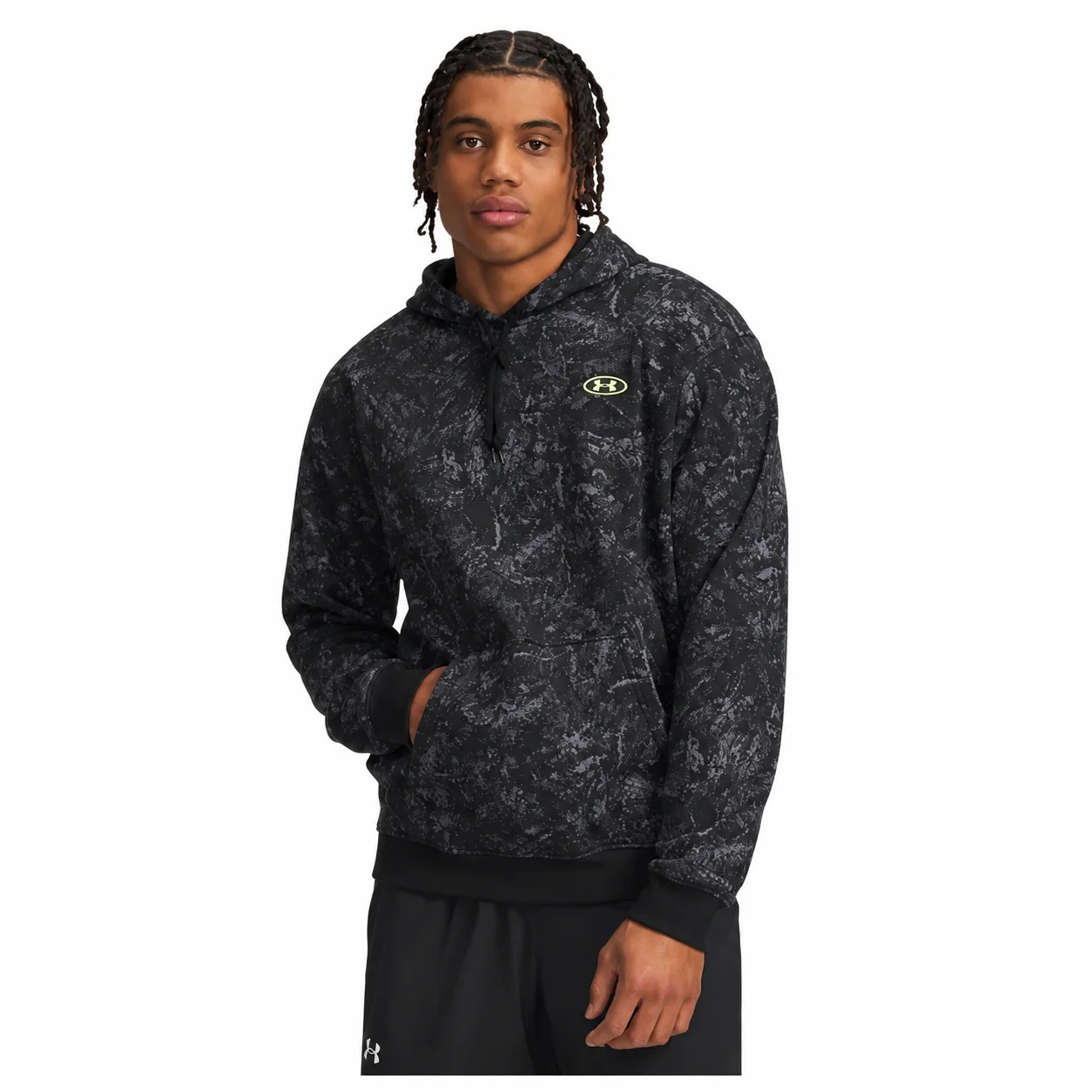 UNDER ARMOUR RIVAL FLC PRINTED HOODIE