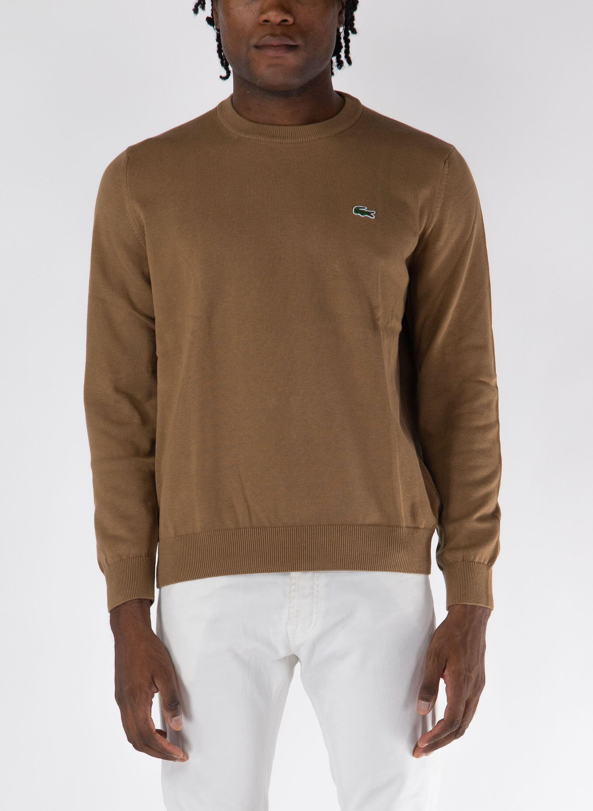 MAGLIONE GIROCOLLO CON LOGO