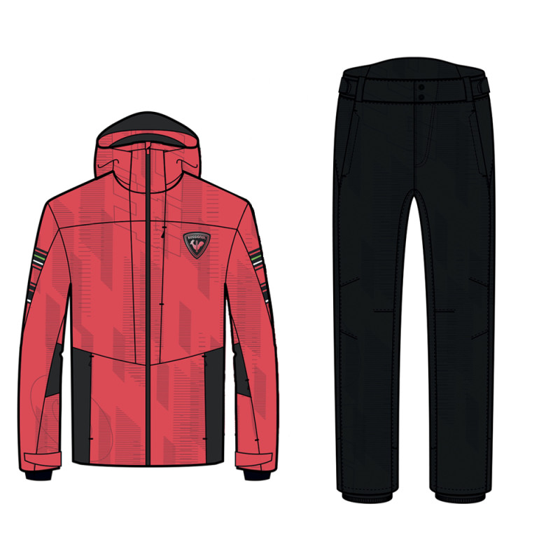 ROSSIGNOL - COMPLETO SCI HERO ALL SPEED JKT HERO SKI PANT UOMO