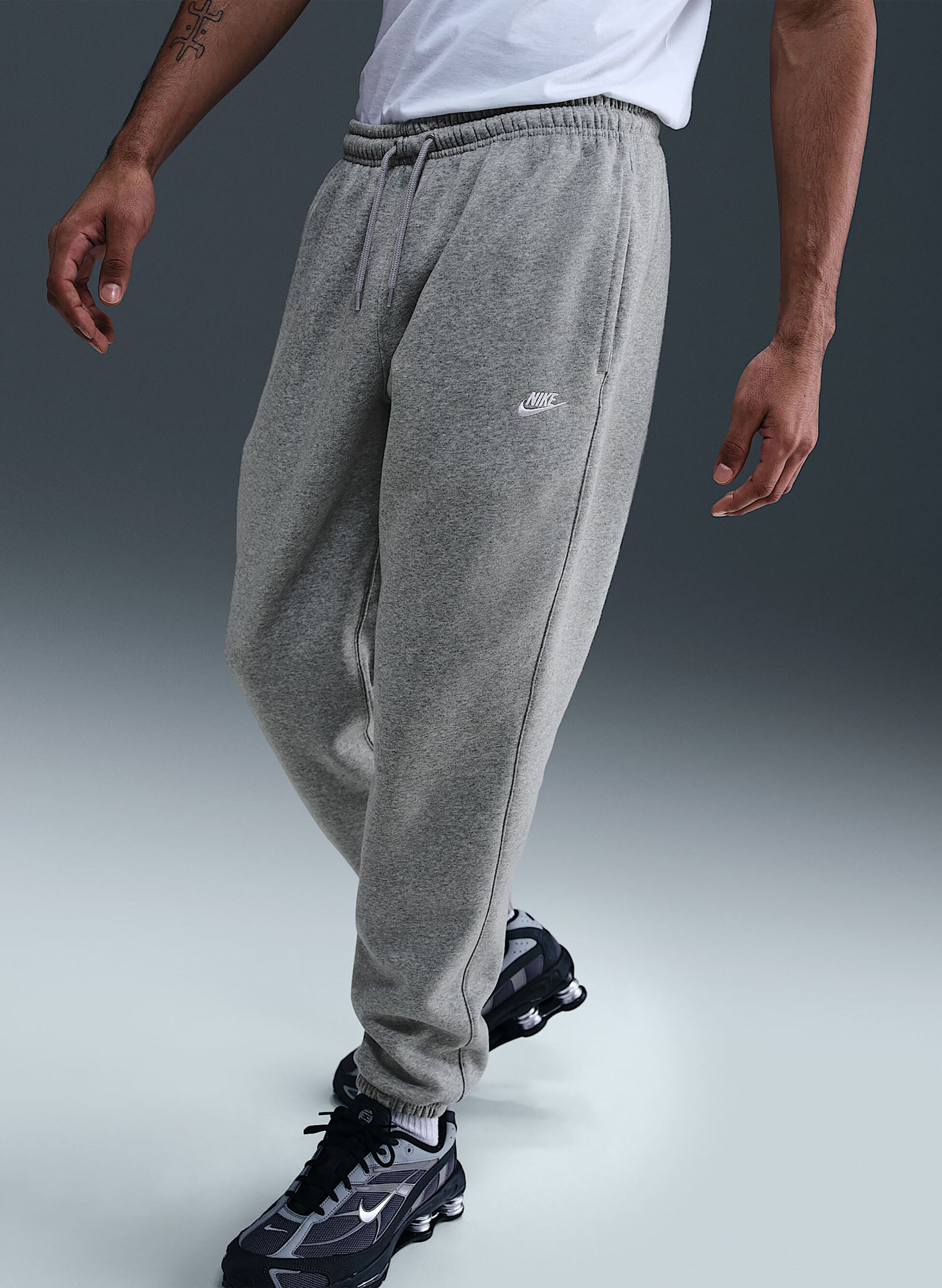 PANTALONE IN FLEECE SPAZZOLATO CON BORDI — Sport85