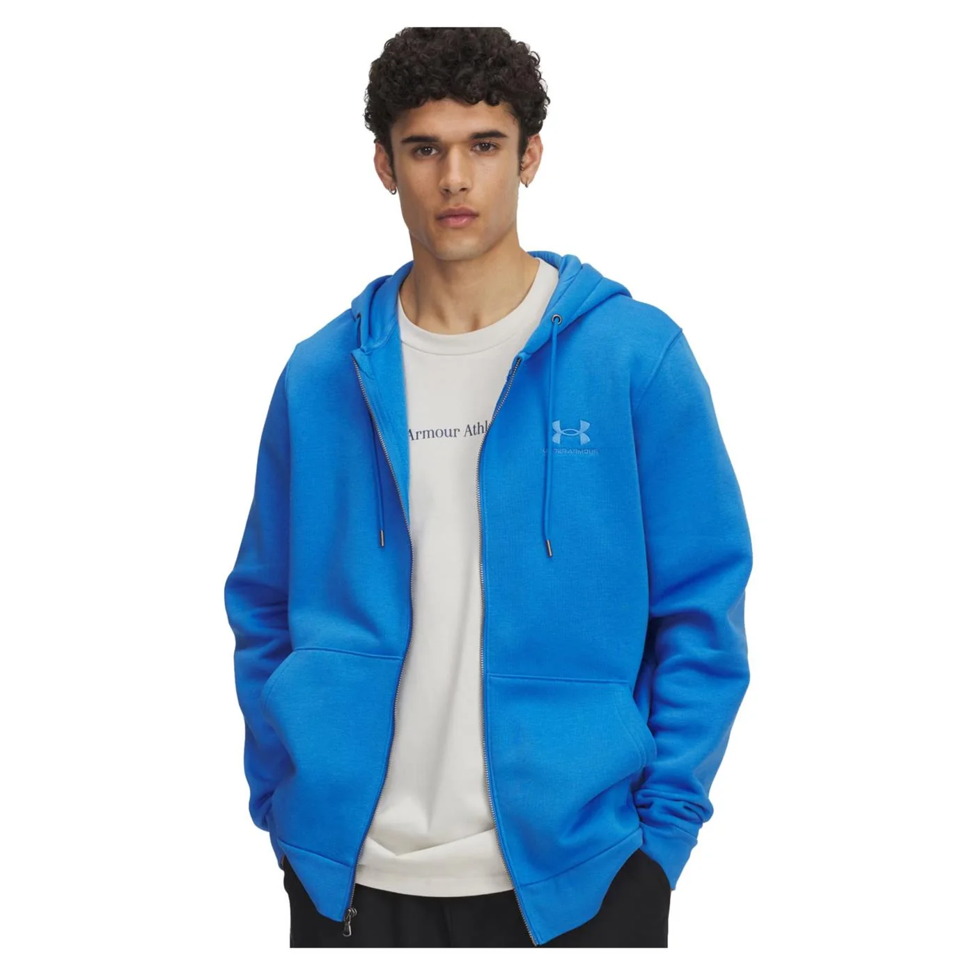 UNDER ARMOUR ESSENTIAL FLEECE FZ HOOD — Animasportiva
