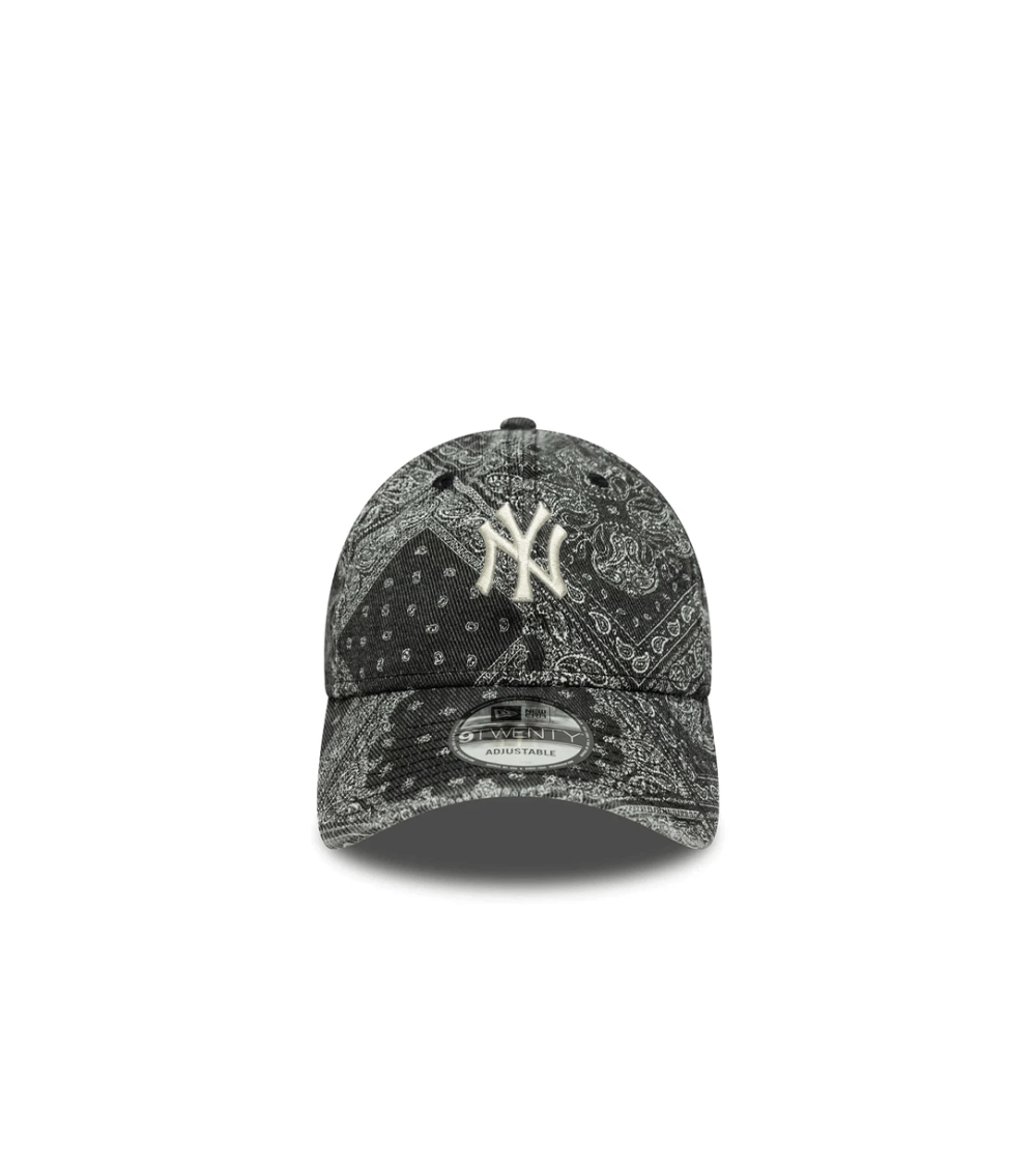 CAP NEW ERA WASHED PAISLEY 9TWENTY NY YANKESS BLACK UNISEX