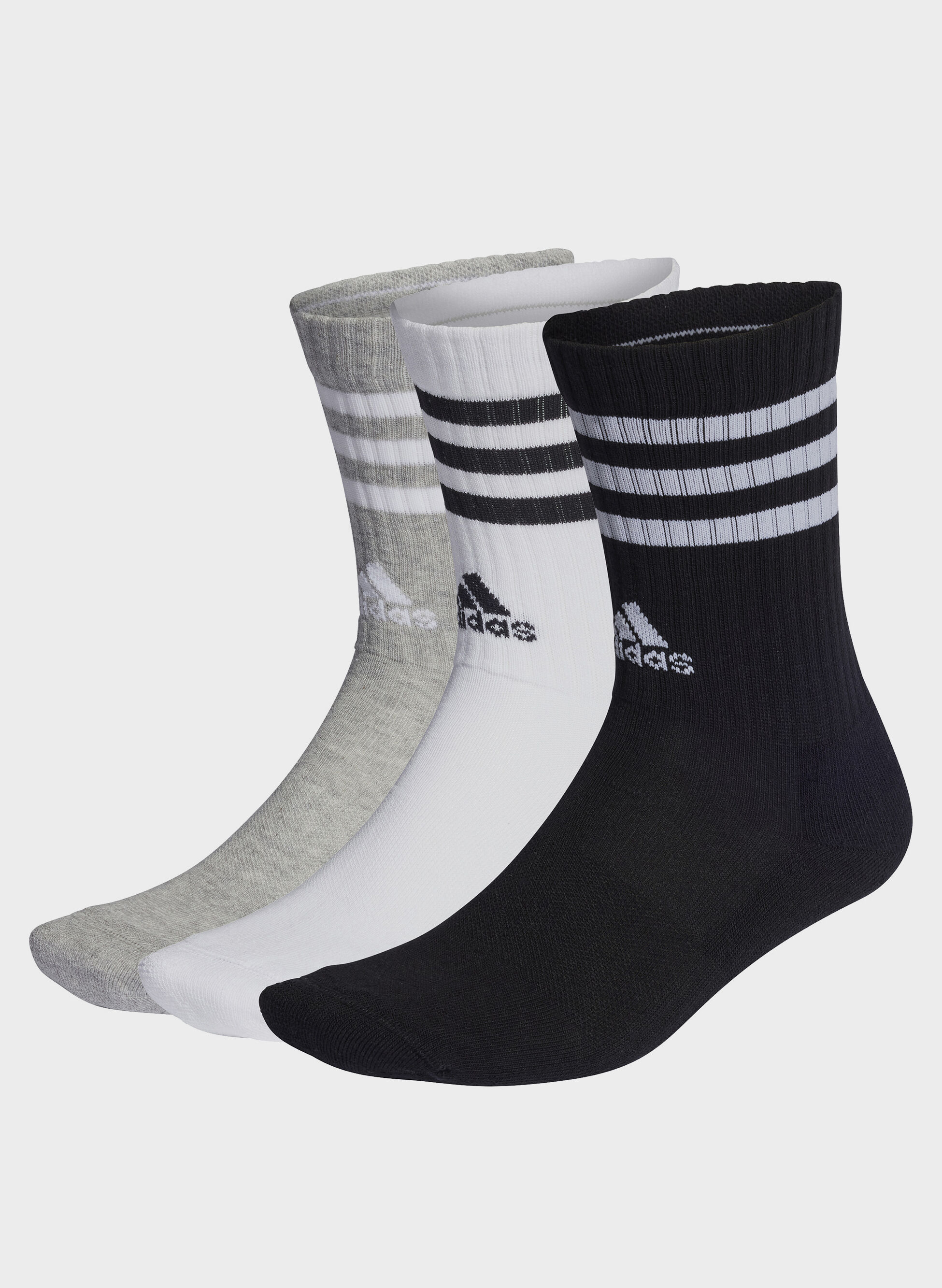 CALZA 3-STRIPES CUSHIONED 3-PAIA UNISEX