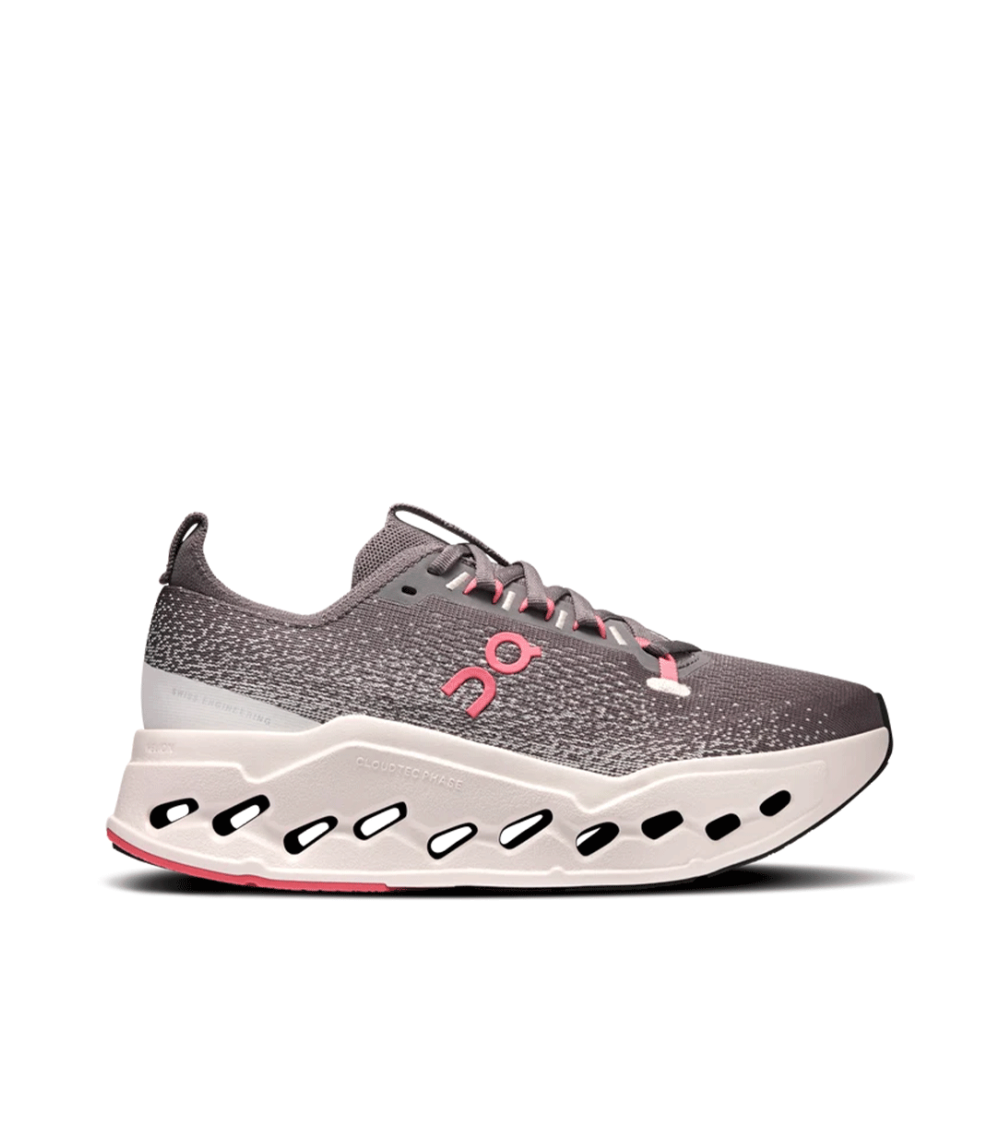 SHOES ON RUNNING CLOUDSURFER MAX GREY WOMEN