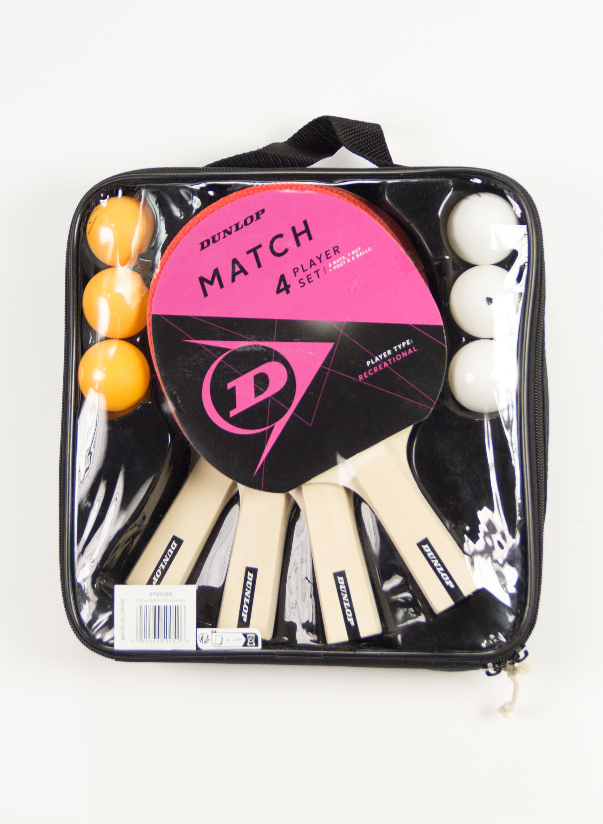 RACCHETTE SET 4 MATCH PLAYER PING PONG