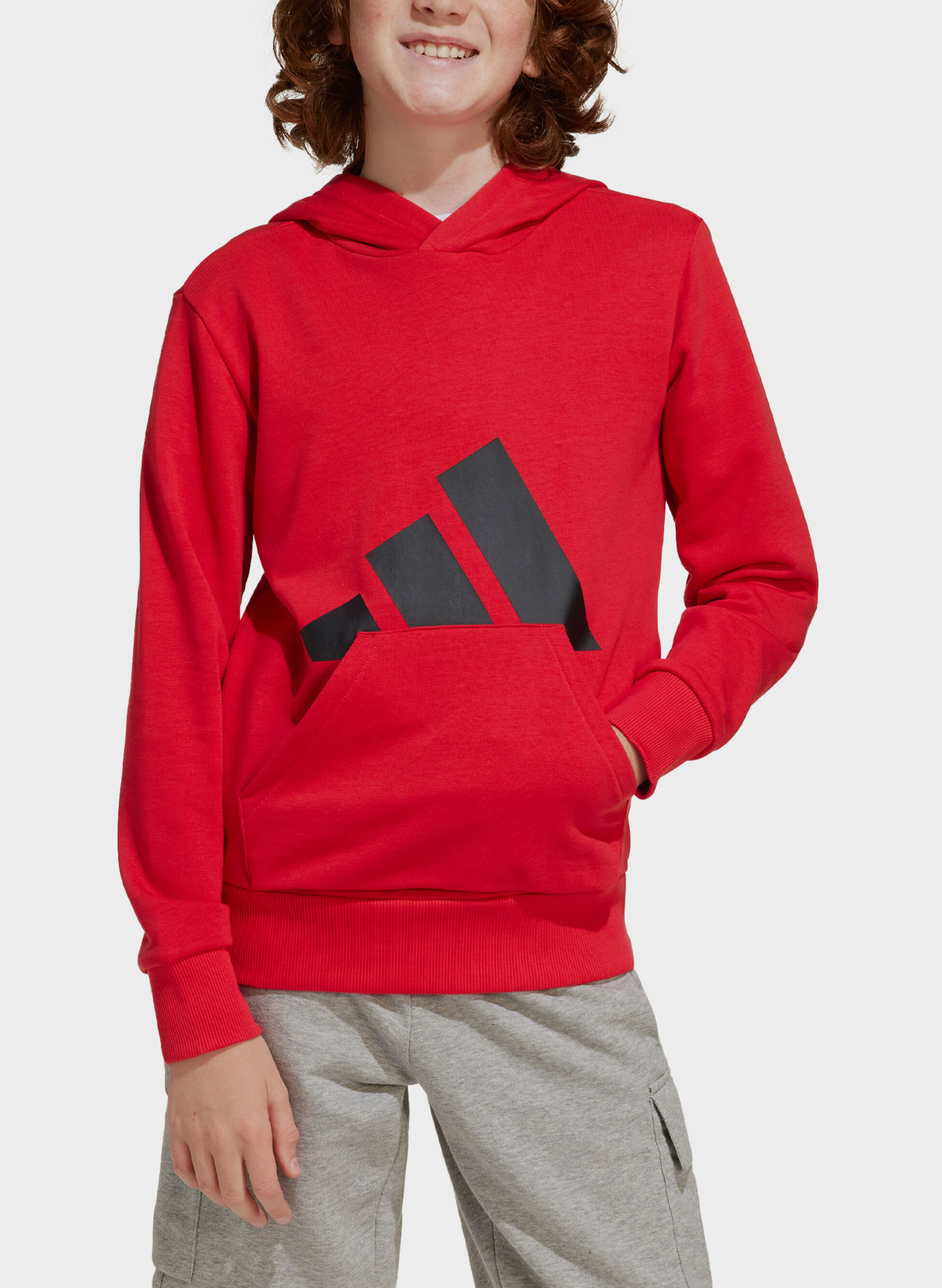 FELPA CON CAPPUCCIO BIG LOGO RAGAZZO