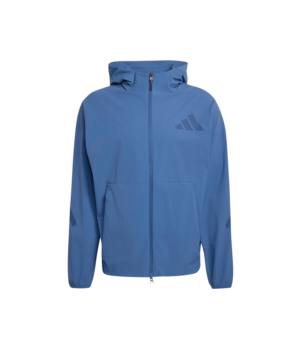 ZIPPED HOODIE ADIDAS Z.N.E. WOVEN BLUE MEN