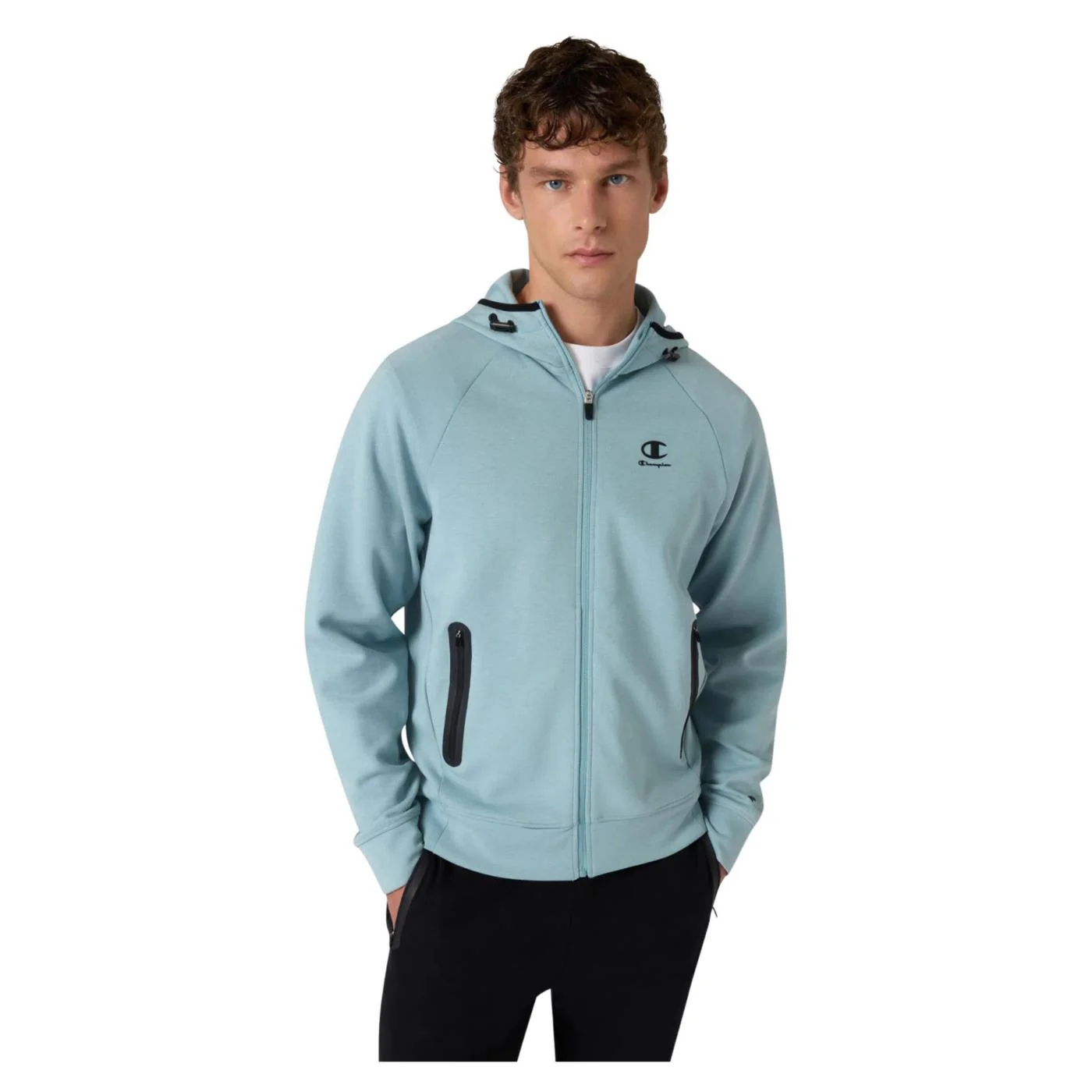 CHAMPION M HOODED FZ SWEATSHIRT — Animasportiva
